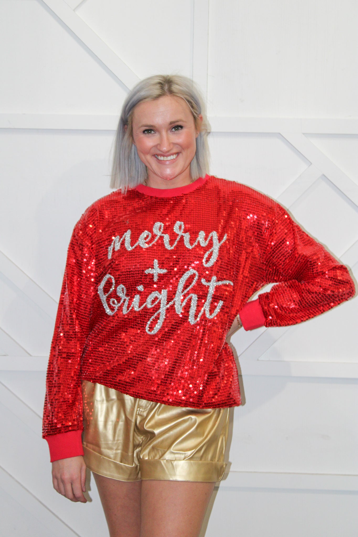 Christmas Sequin Sweater