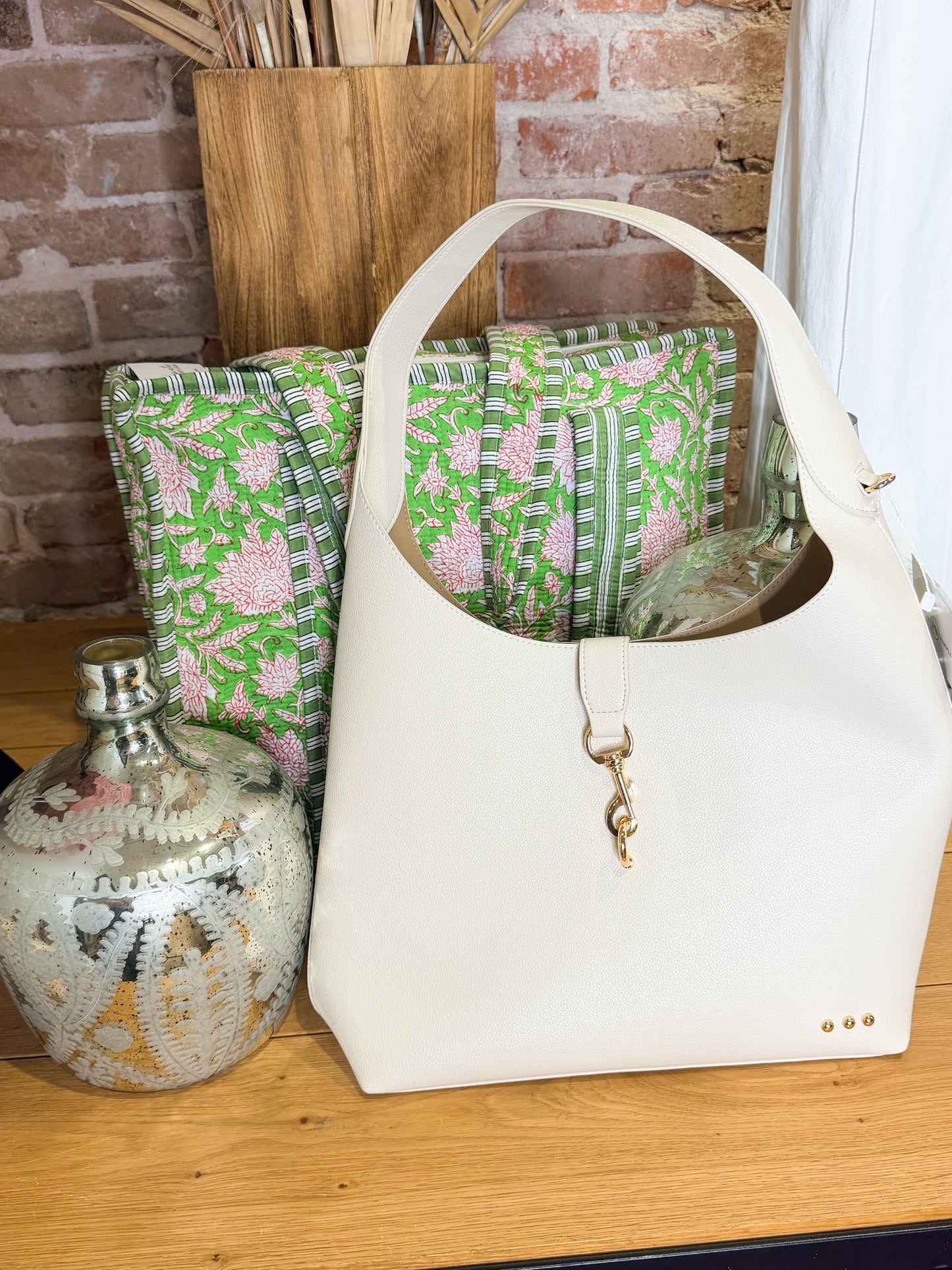 Haddie Hobo Vegan Leather Tote