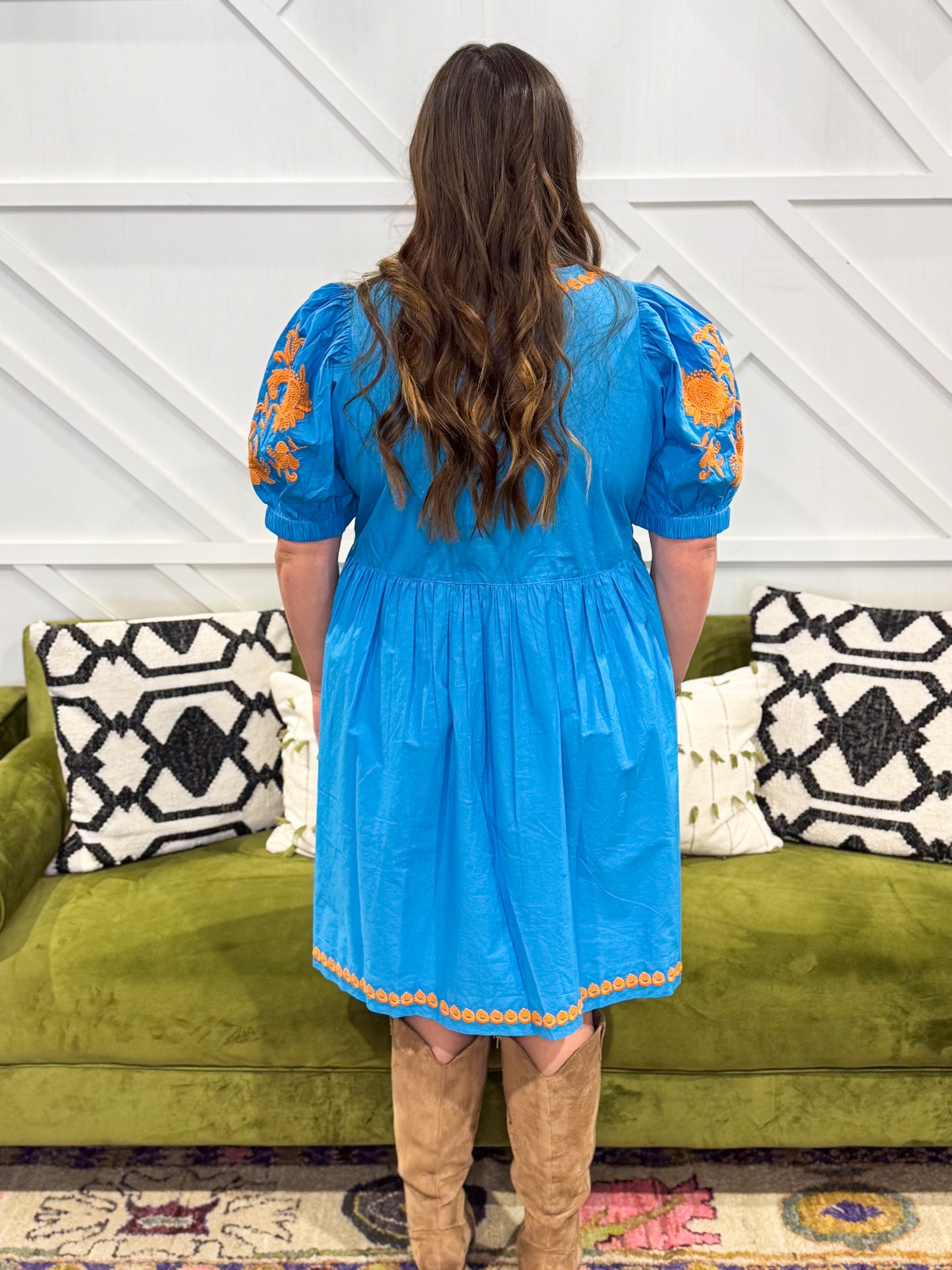 Lorena Embroidered Dress