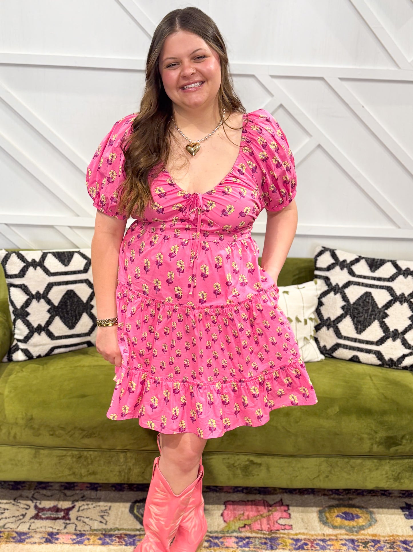 Lily Floral Mini Dress