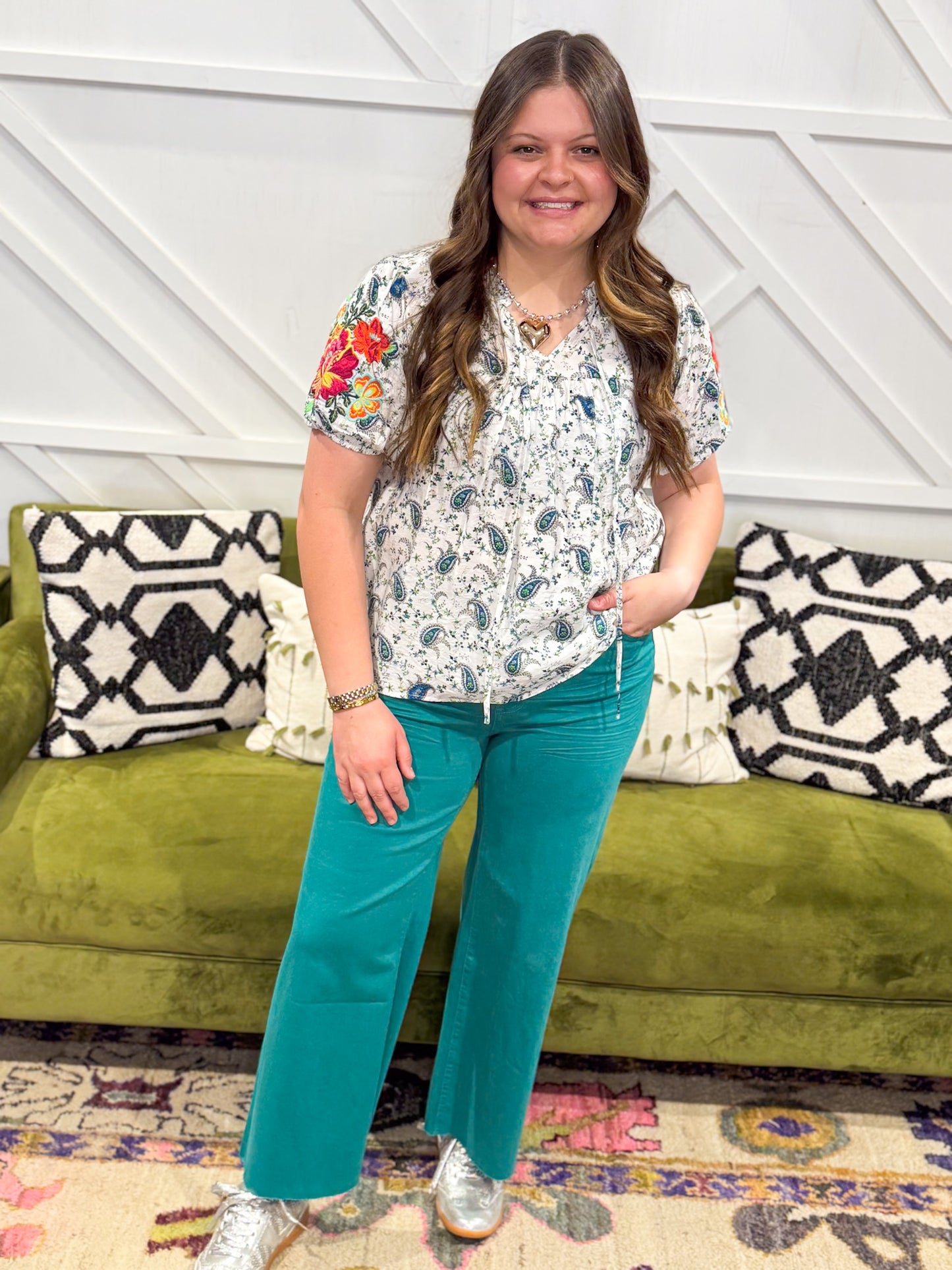 Jazz Paisley Blouse
