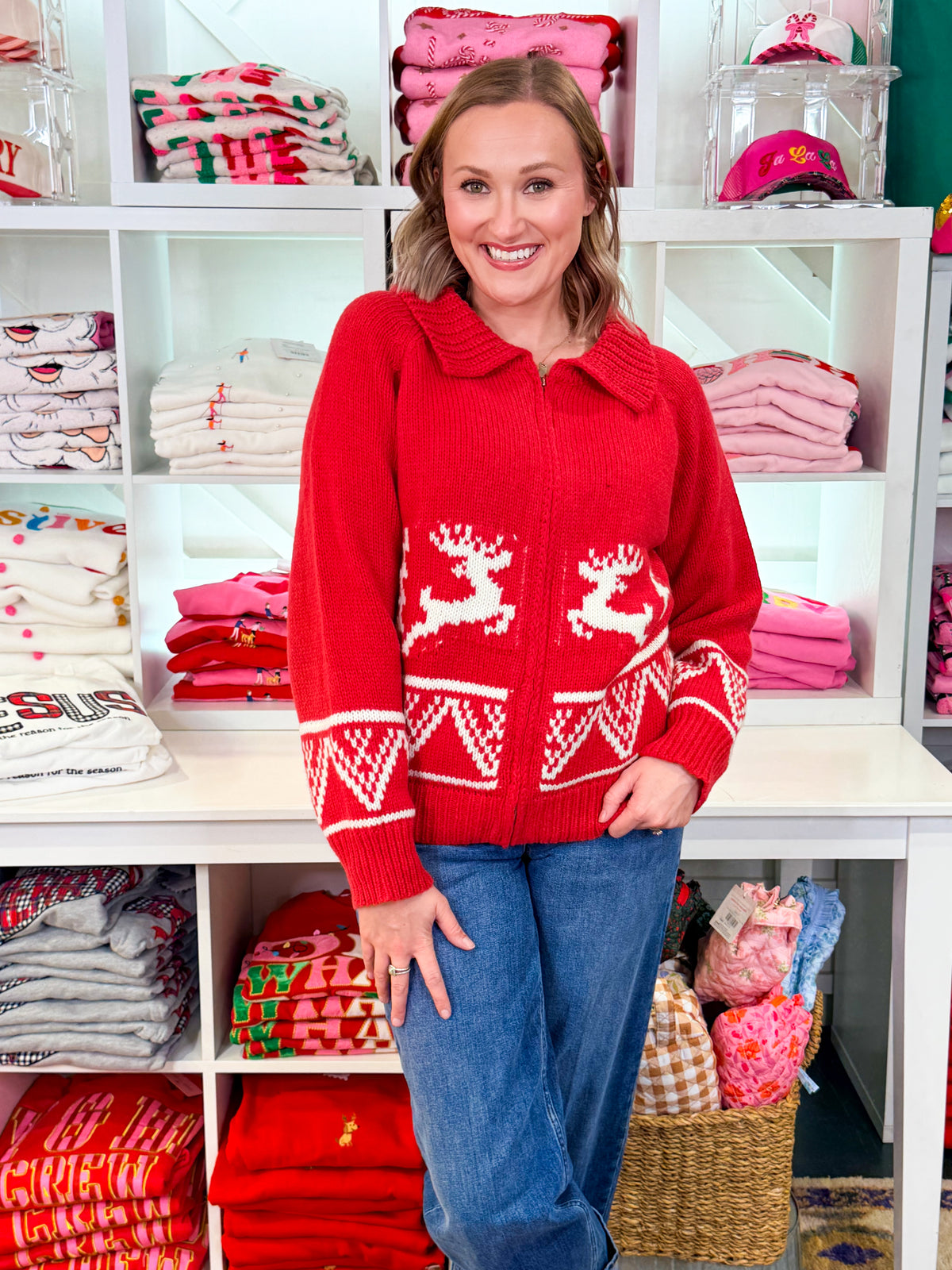The Reindeer Cardigan