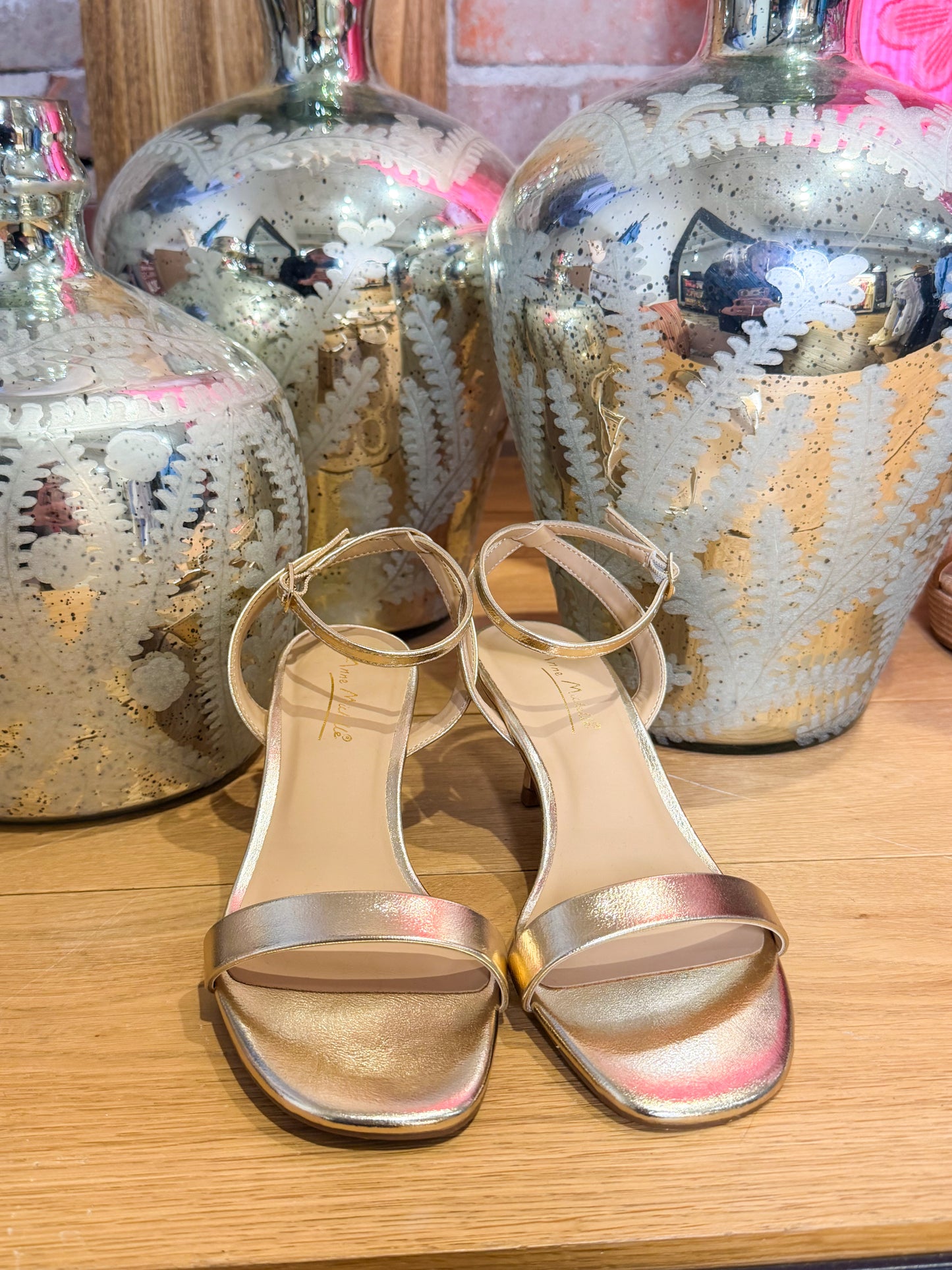 Keep Ankle Strap Kitten Heel