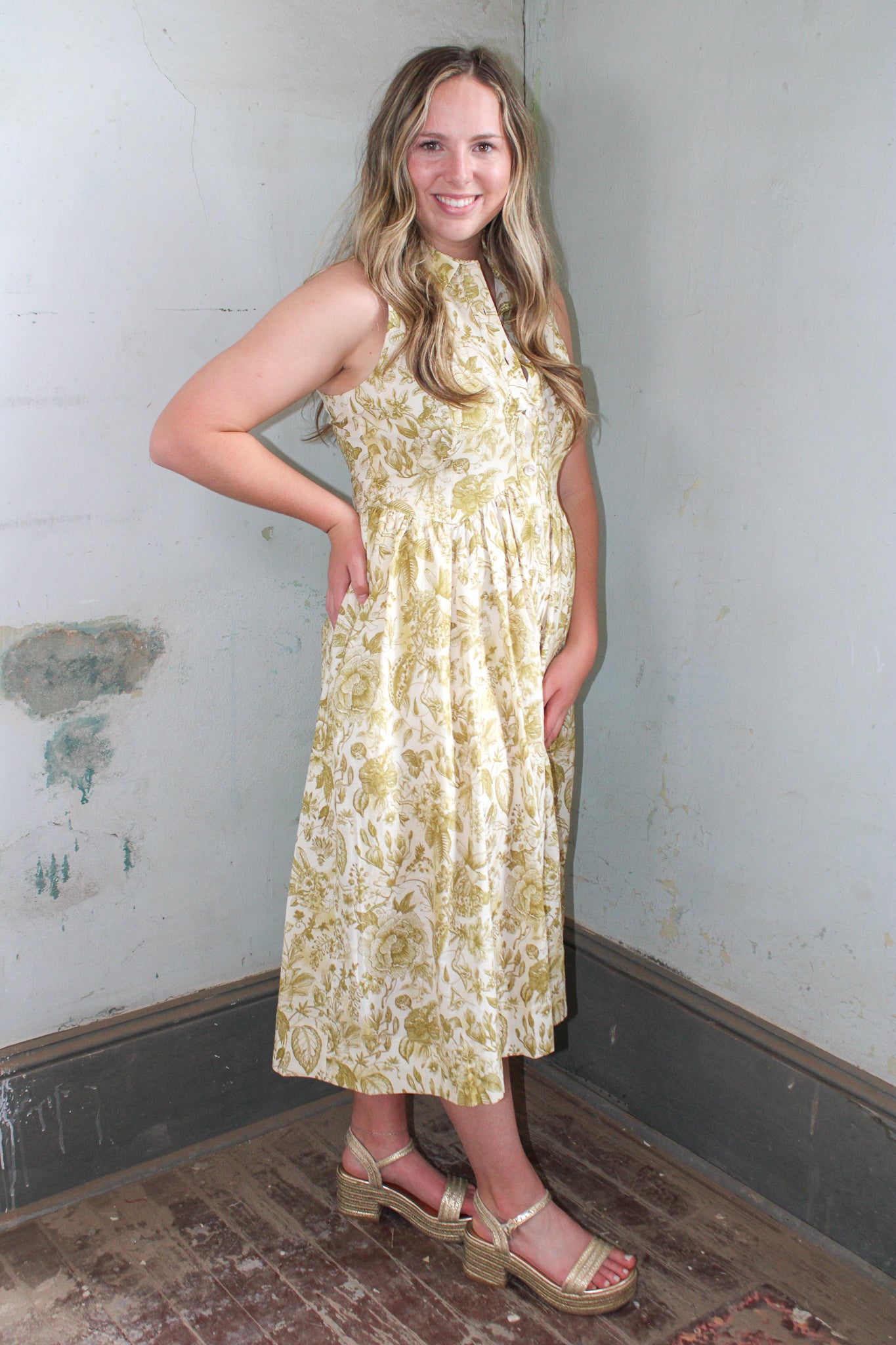 Amalia Collared Shirt Dress