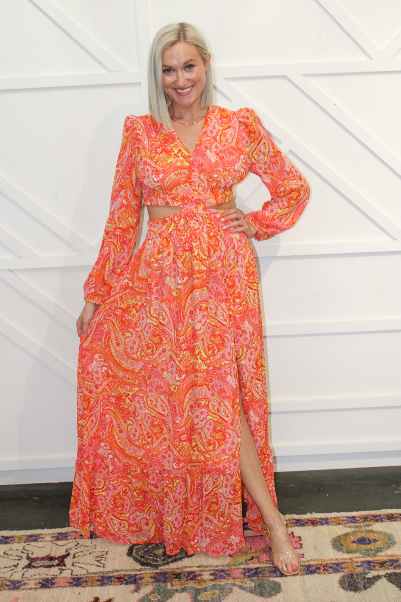 Elisa Cut-Out Maxi Dress