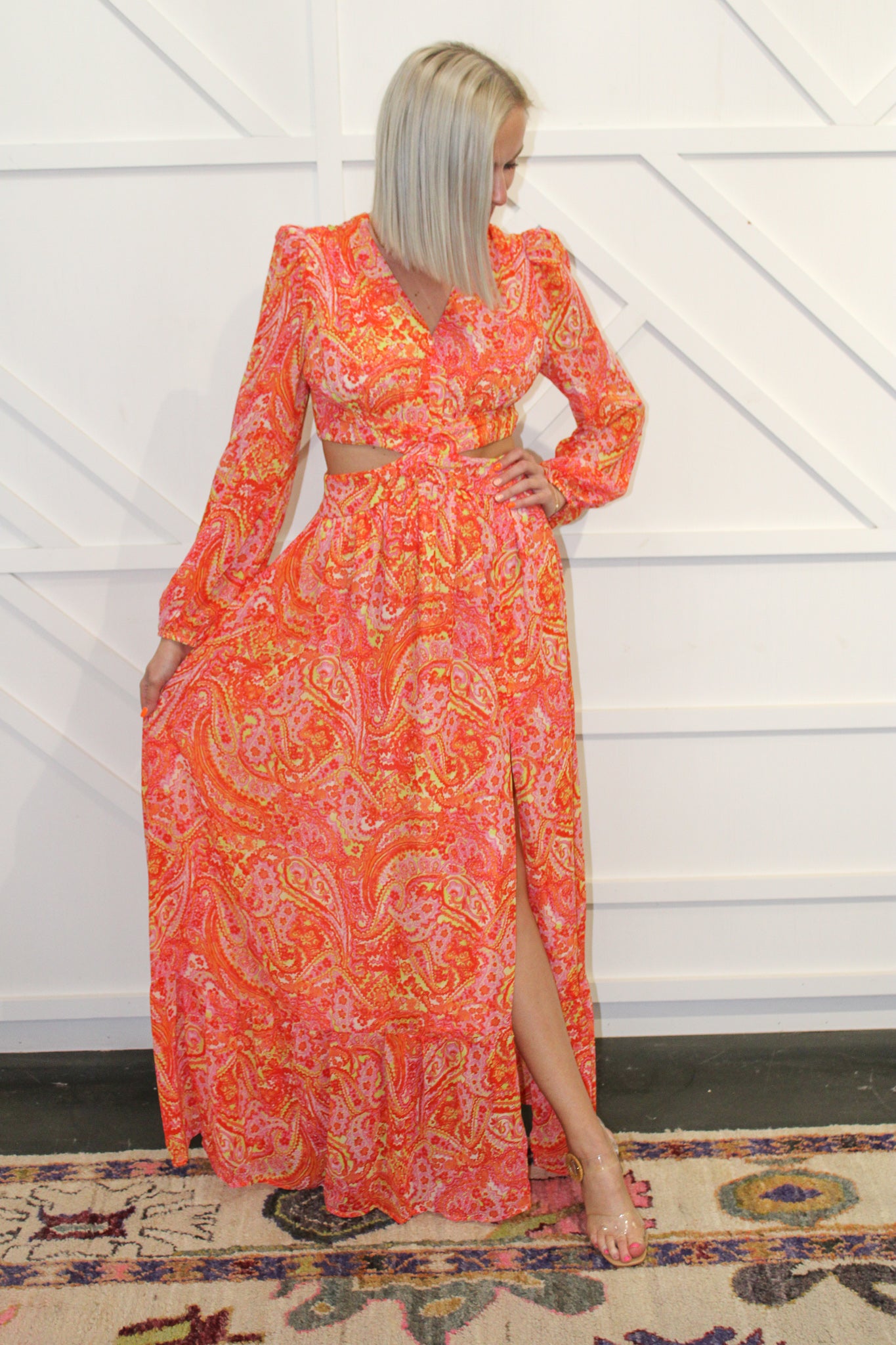 Elisa Cut-Out Maxi Dress