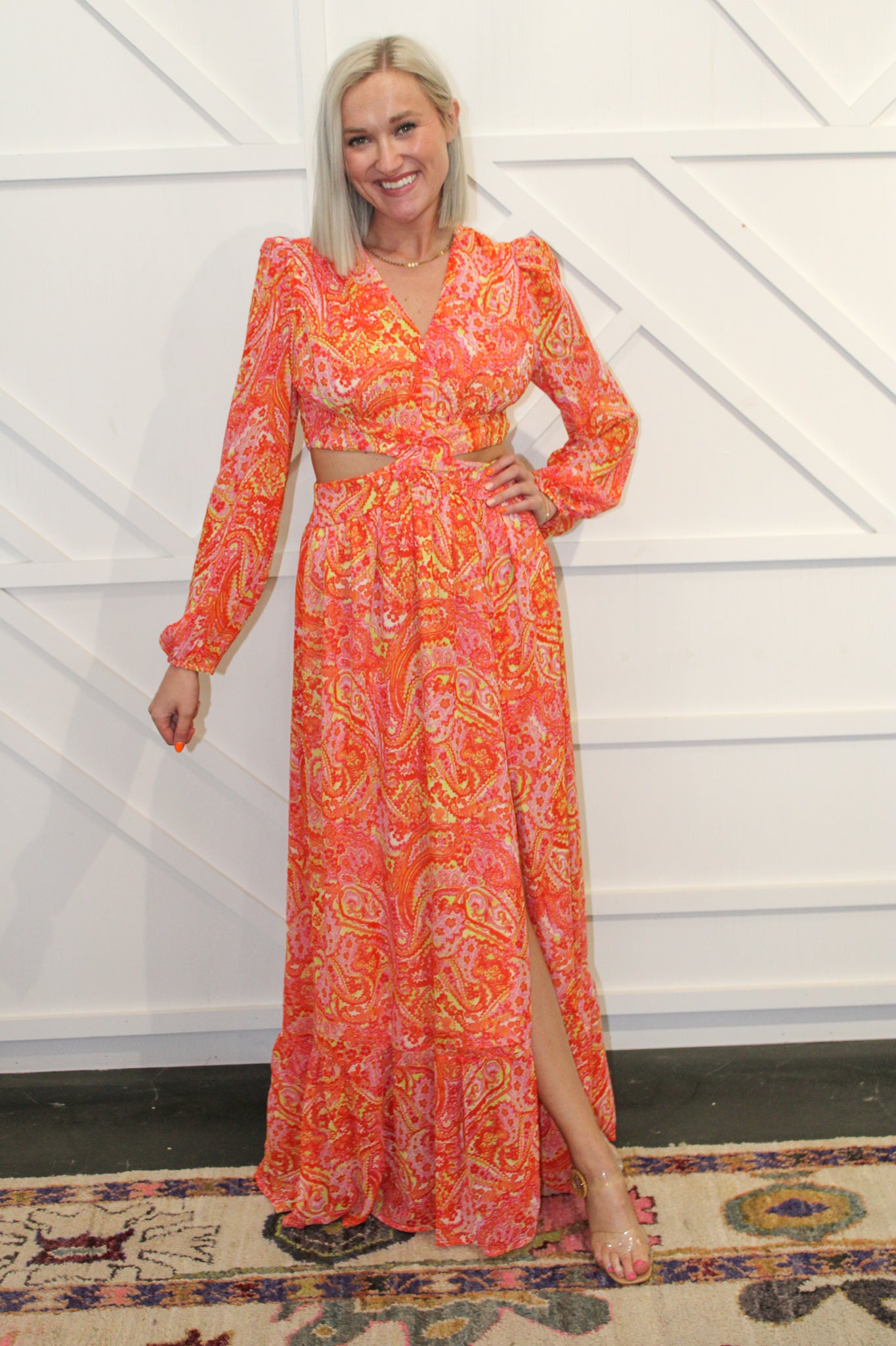 Elisa Cut-Out Maxi Dress