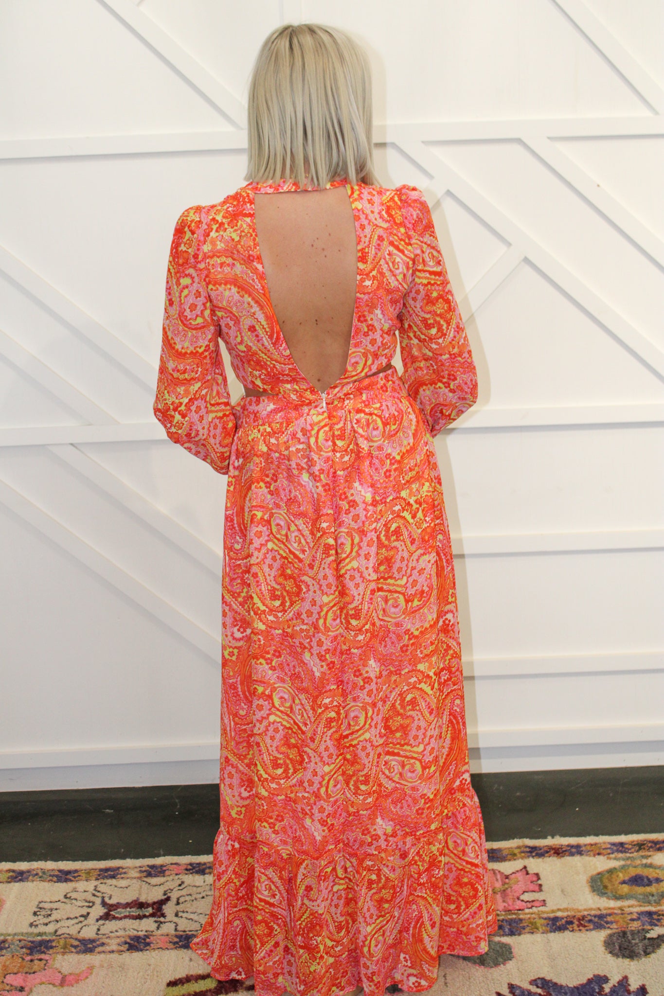 Elisa Cut-Out Maxi Dress