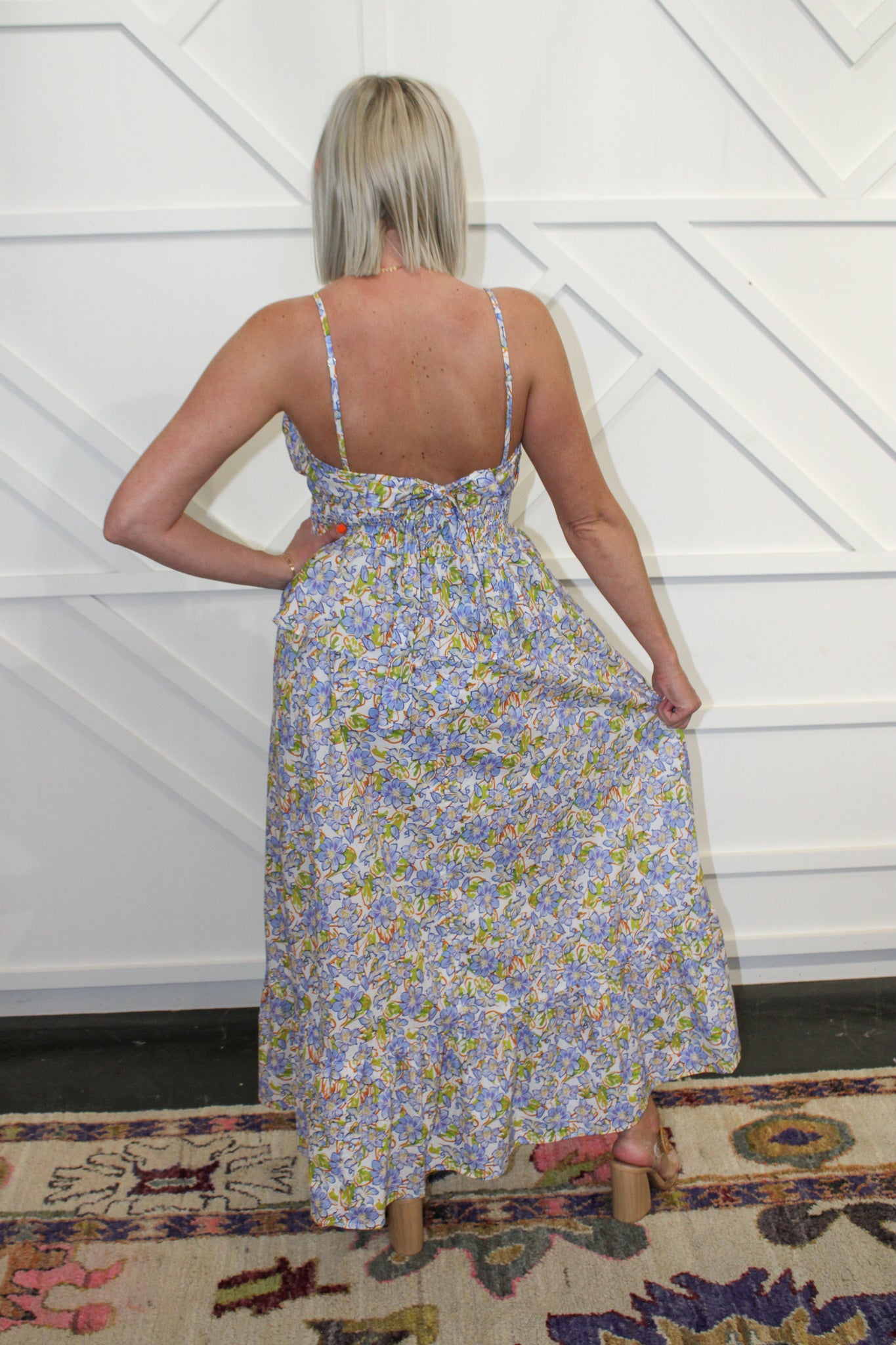 Lorelei Tie Back Maxi Dress