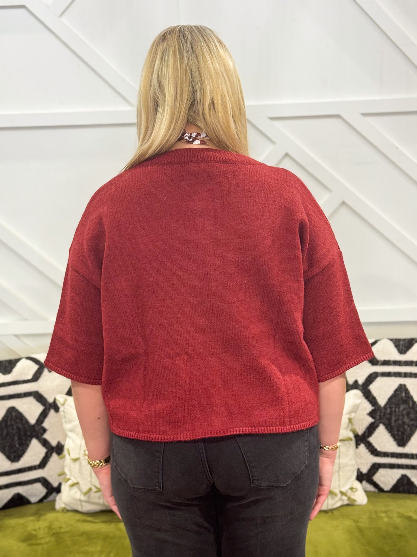 Grace Cropped Sweater