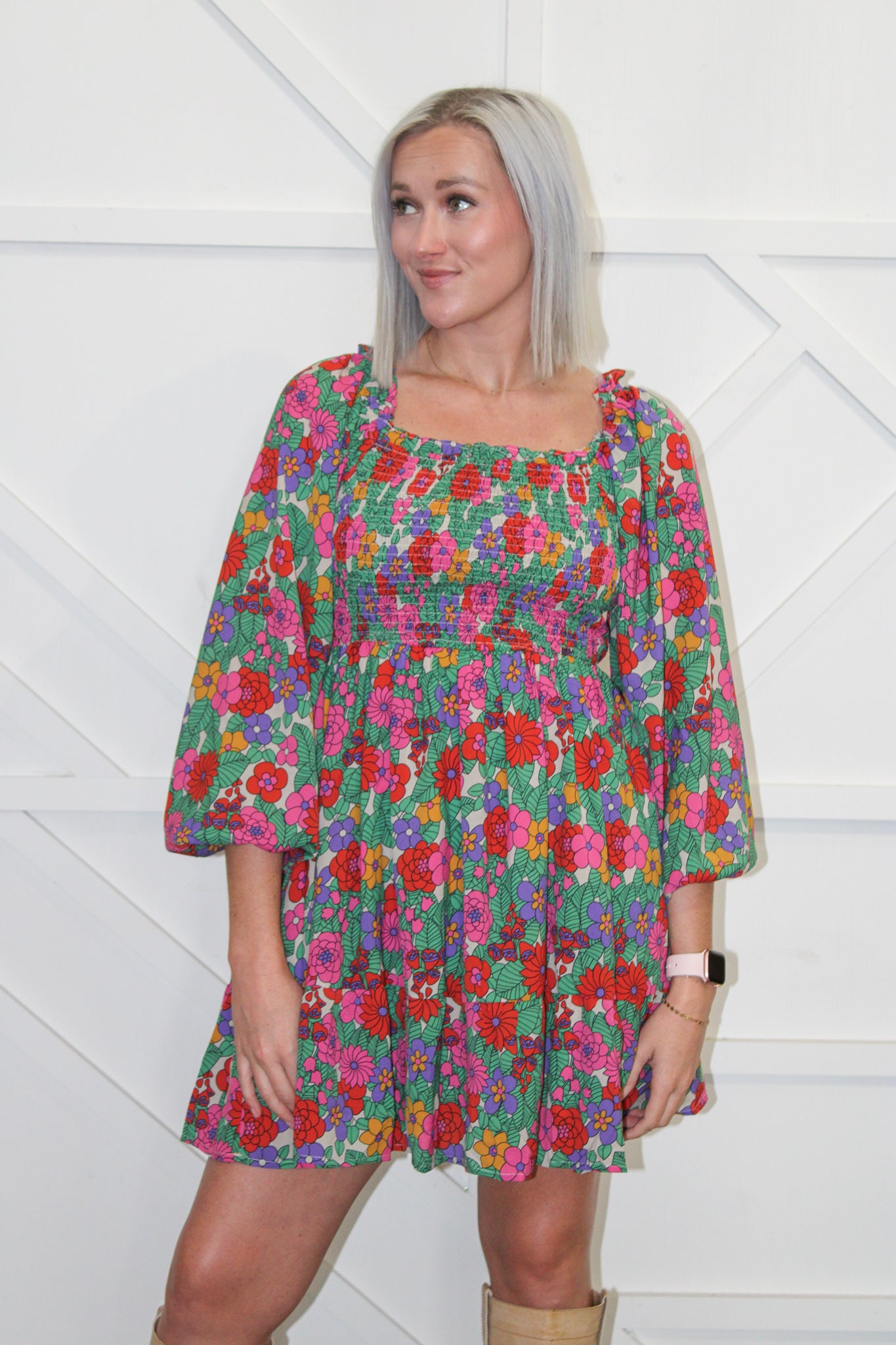 Azaelea Floral Print Dress