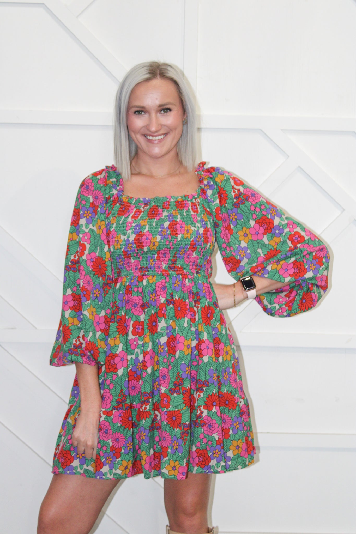 Azaelea Floral Print Dress