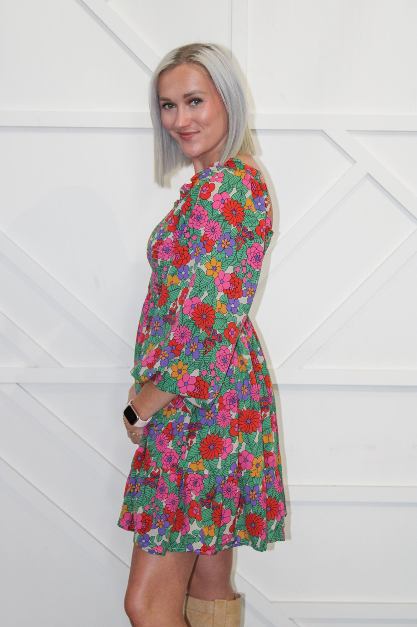 Azaelea Floral Print Dress