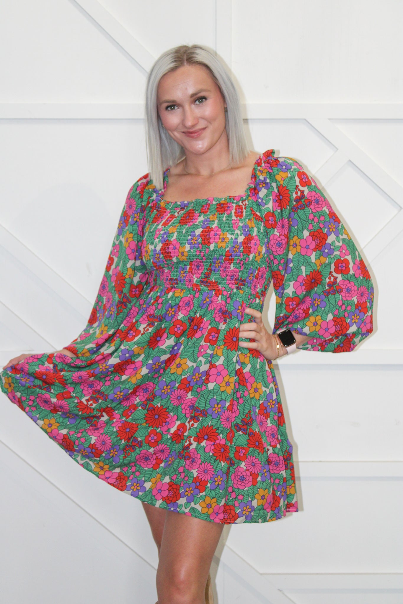 Azaelea Floral Print Dress