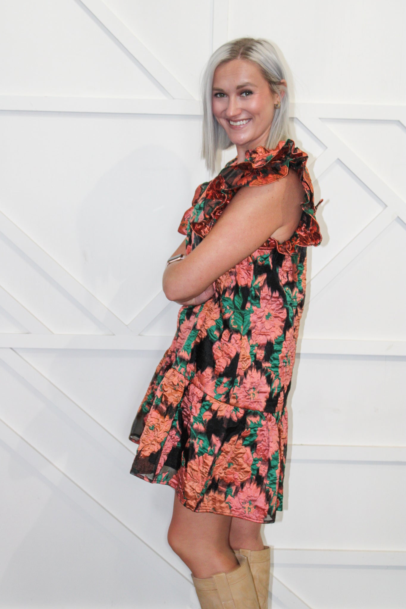 Juliana Textured Dress
