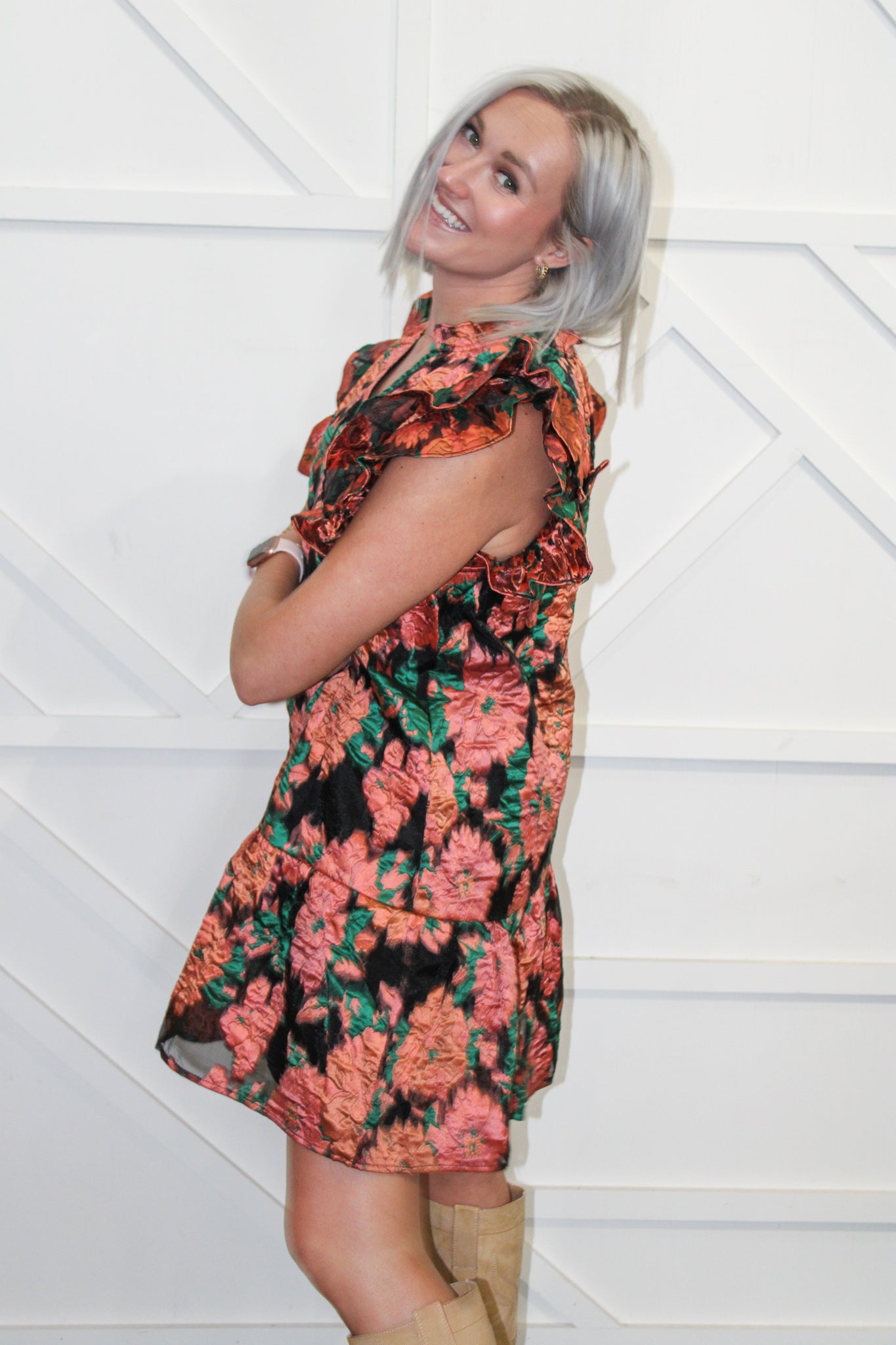 Juliana Textured Dress
