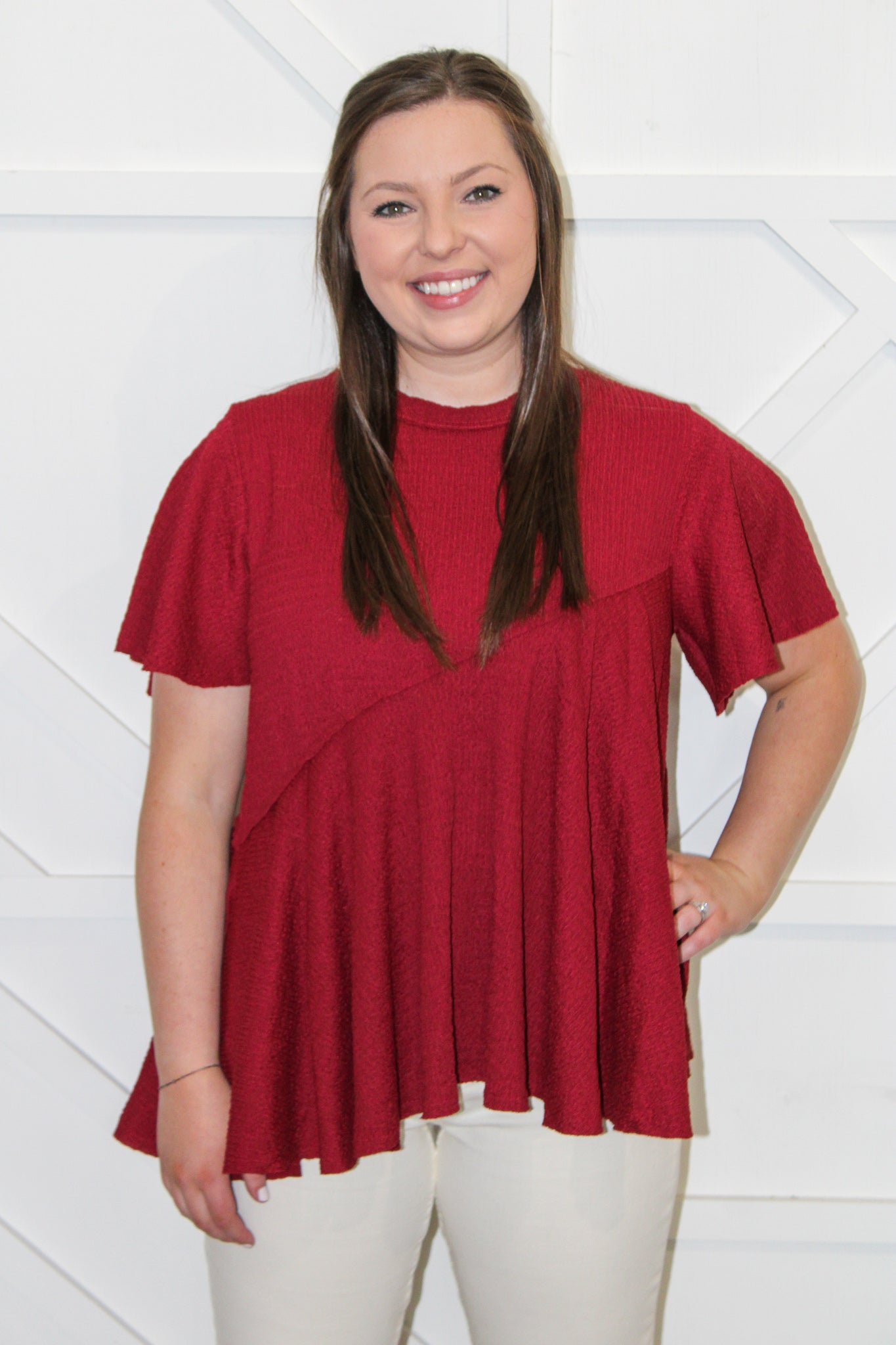 Carrie Asymmetrical Top