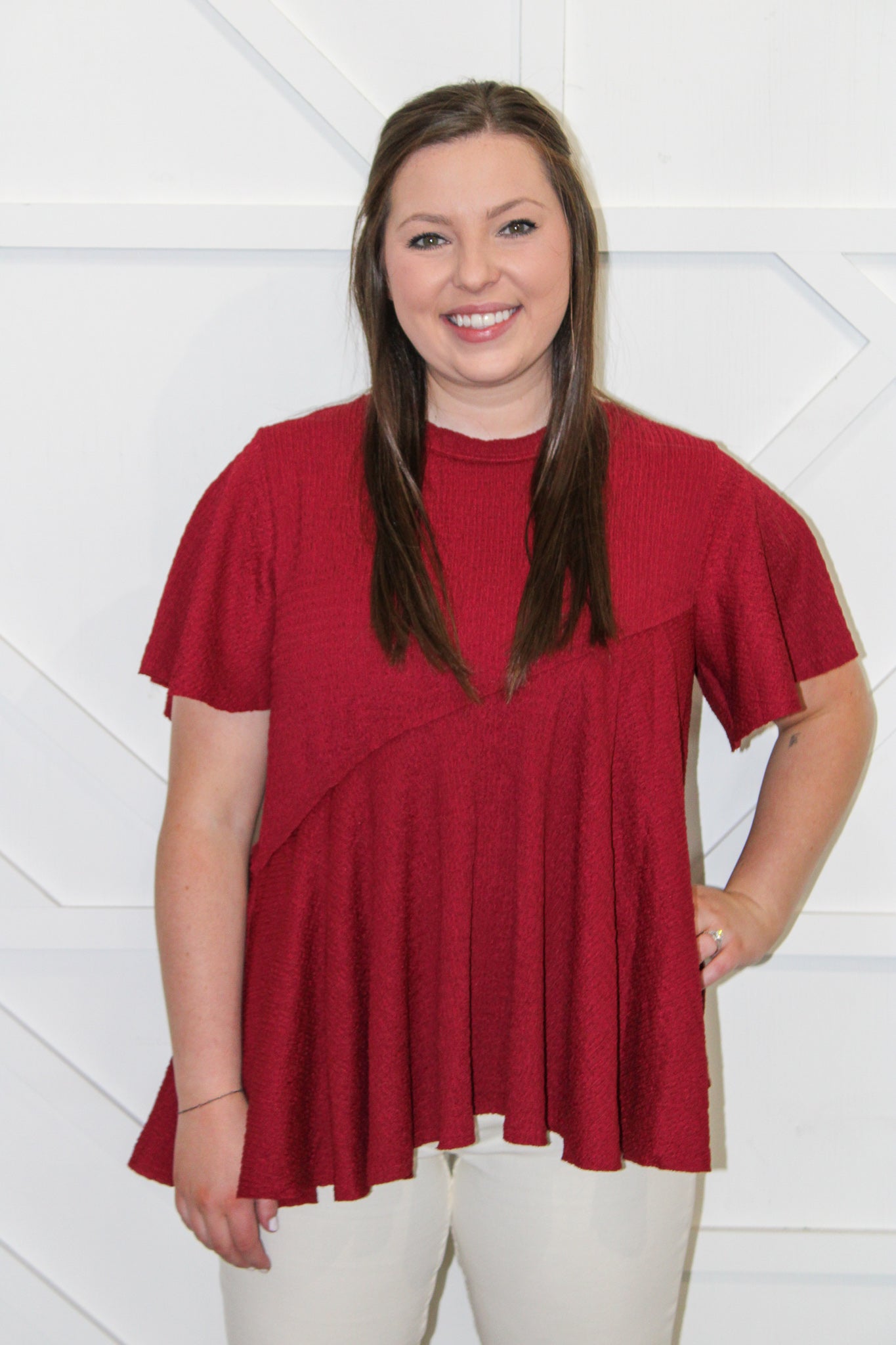 Carrie Asymmetrical Top