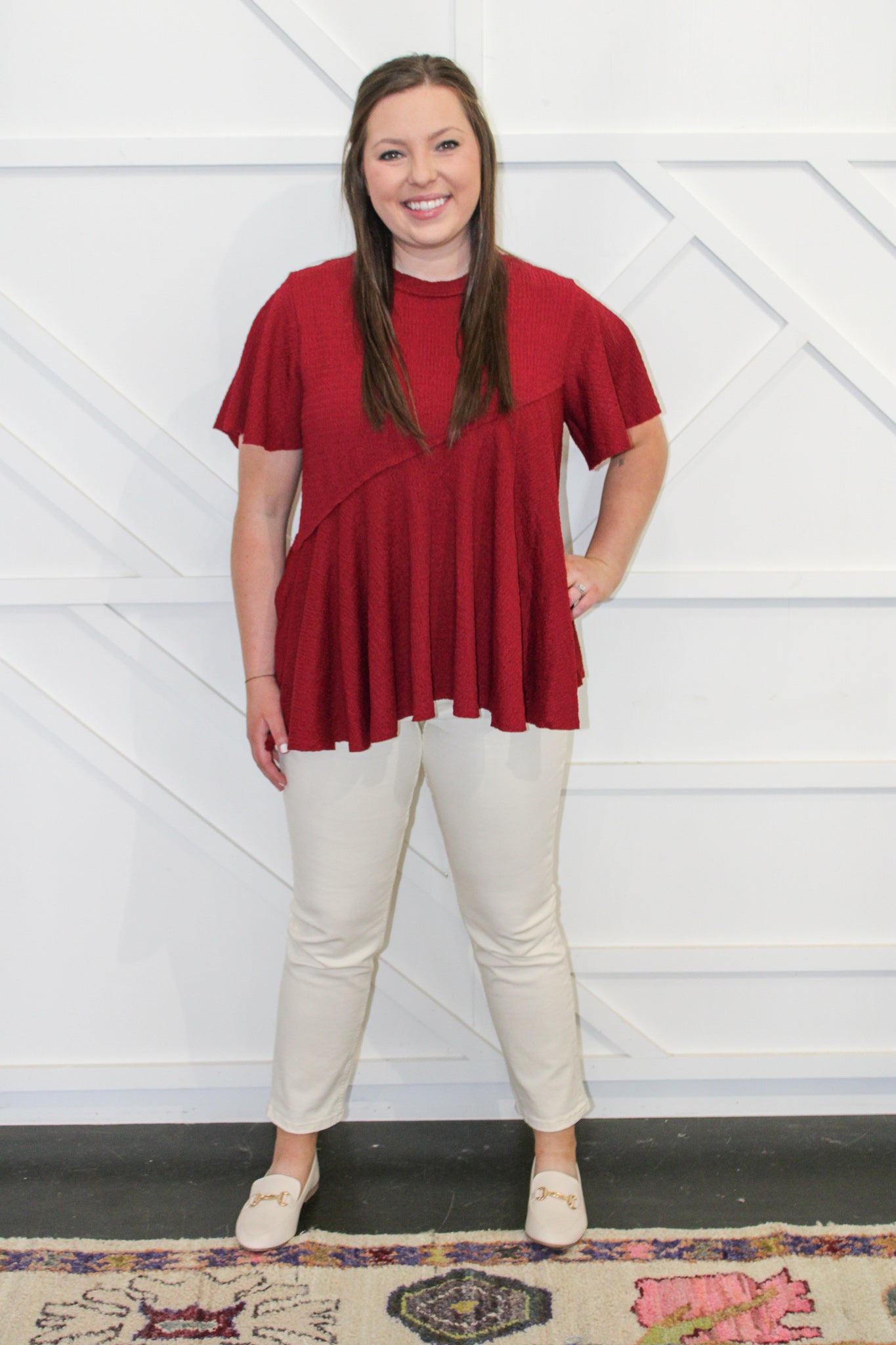 Carrie Asymmetrical Top