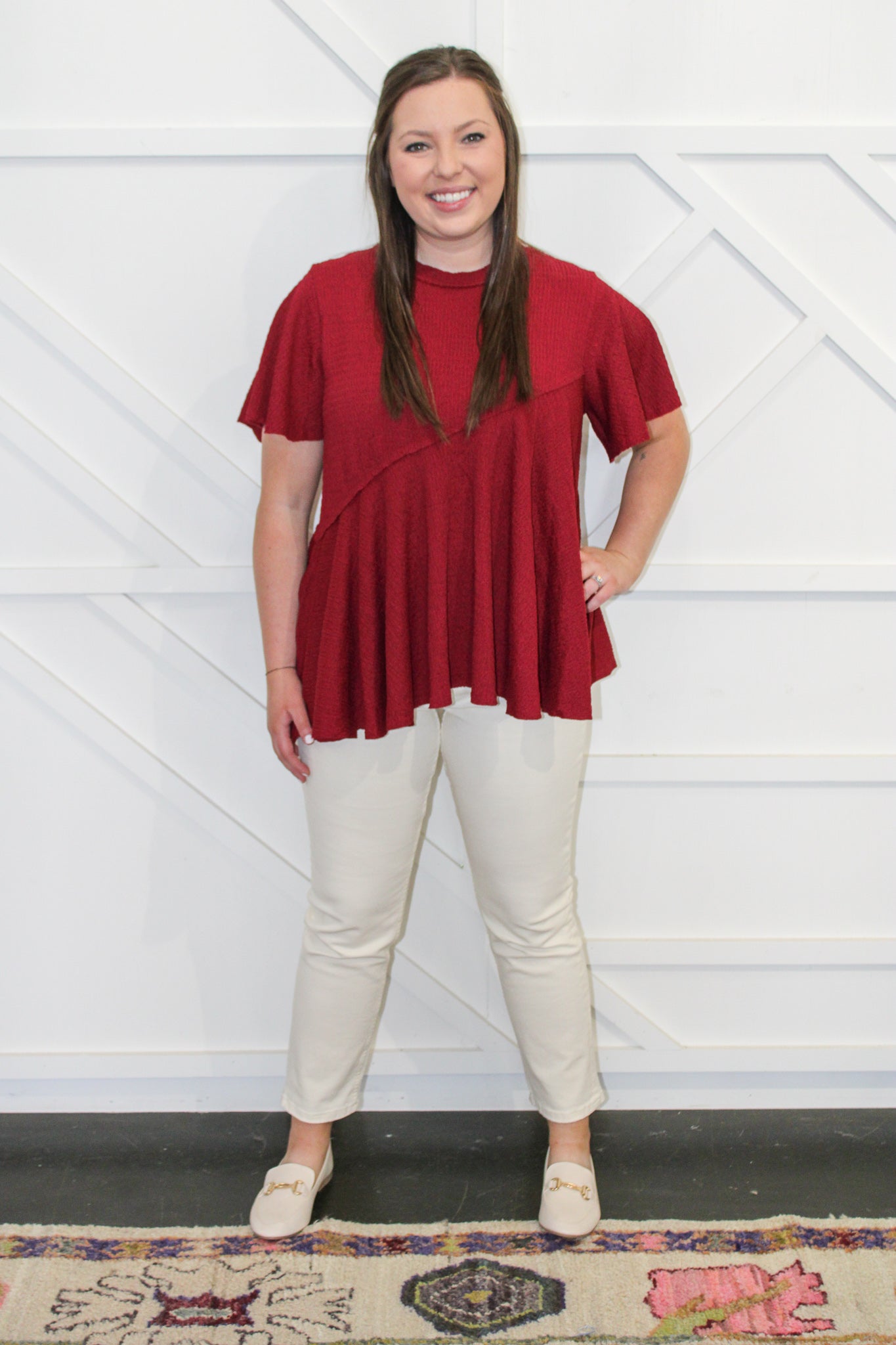 Carrie Asymmetrical Top