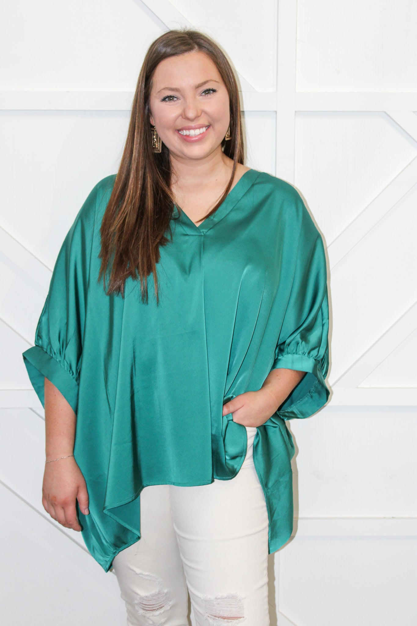 Lindi Satin Blouse