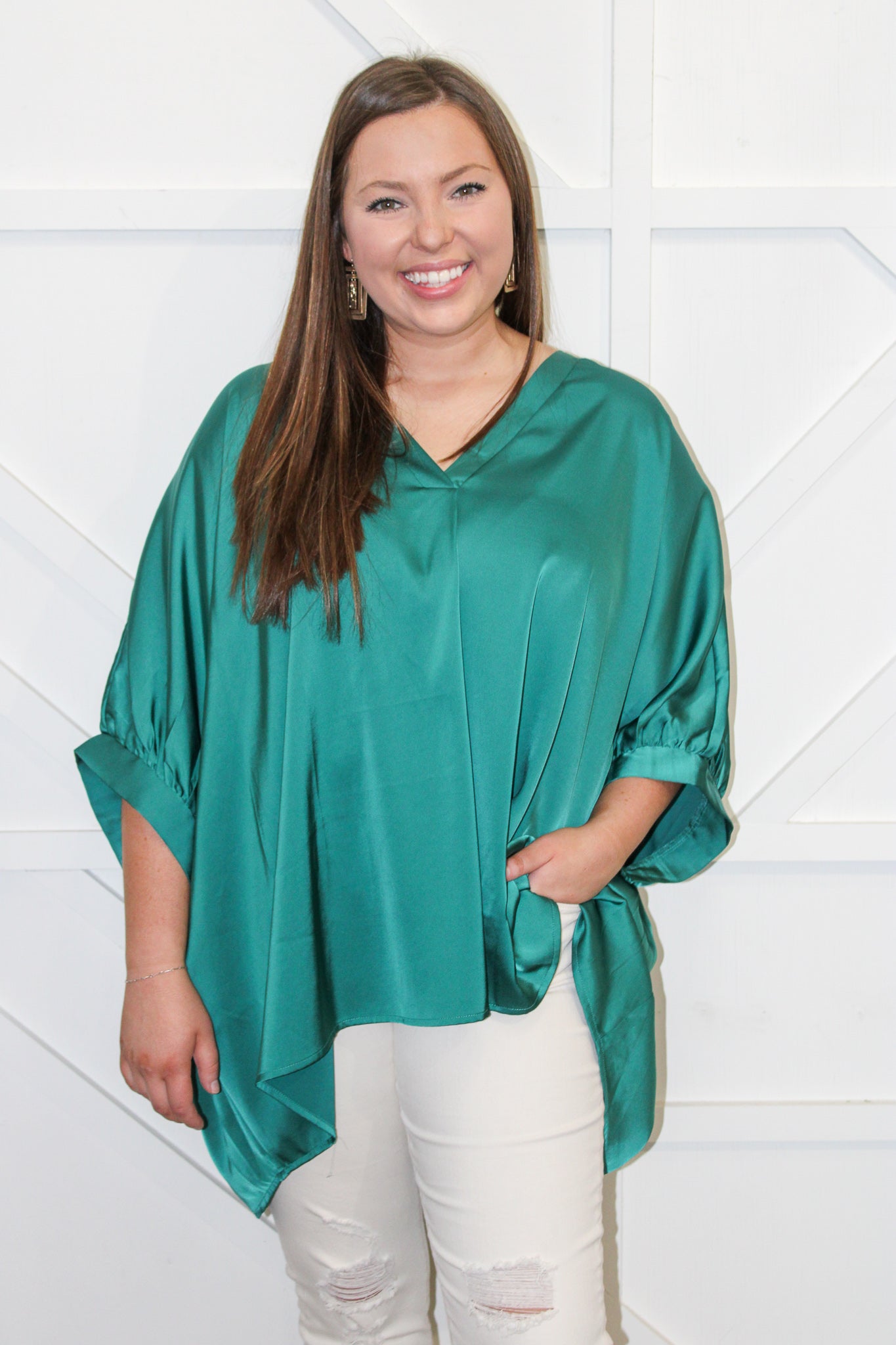 Lindi Satin Blouse