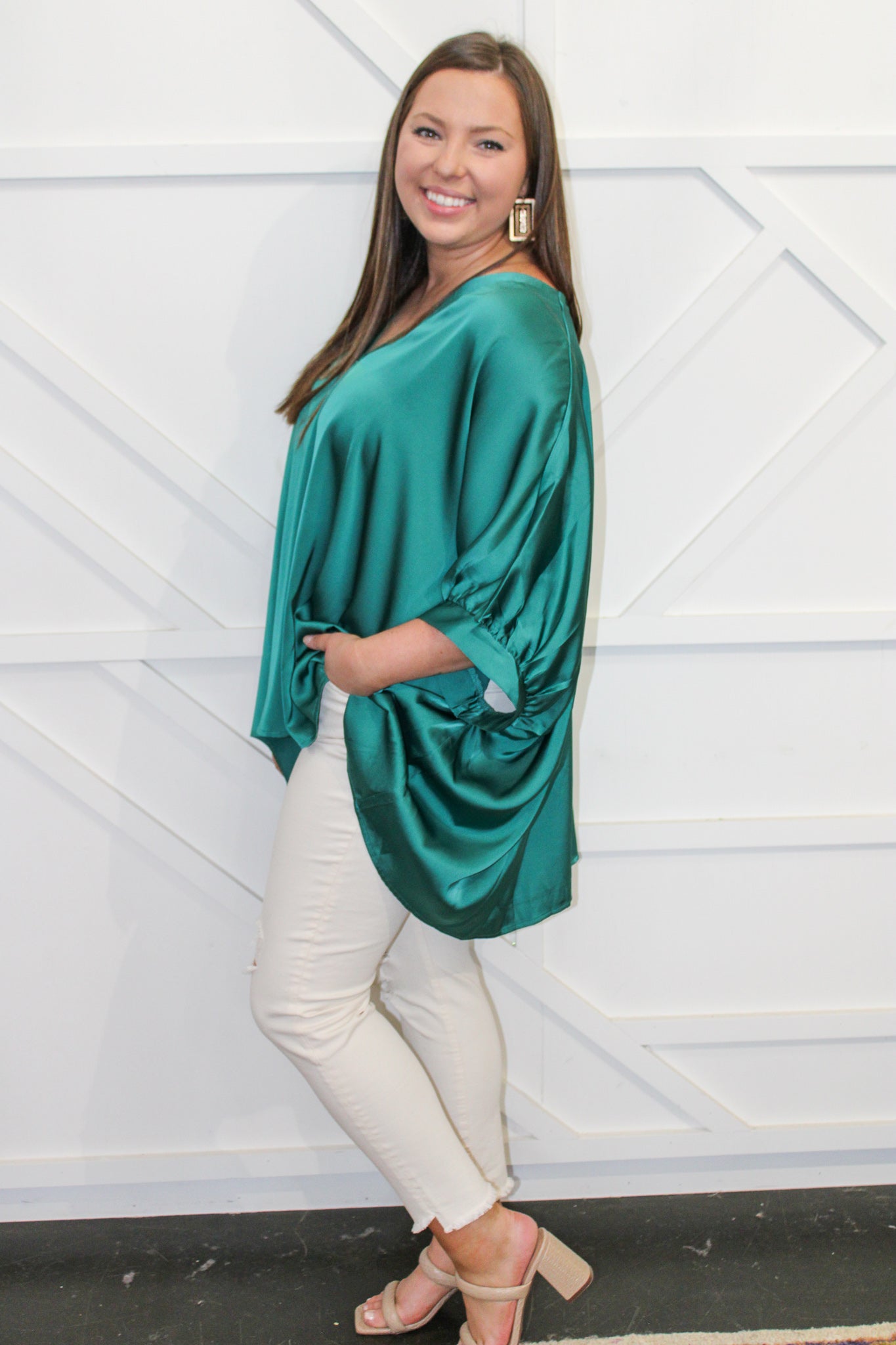 Lindi Satin Blouse