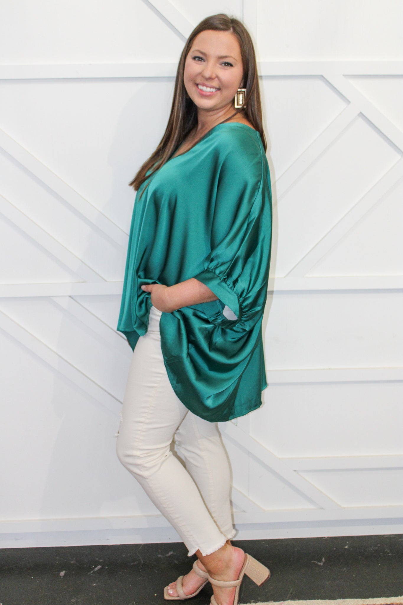 Lindi Satin Blouse