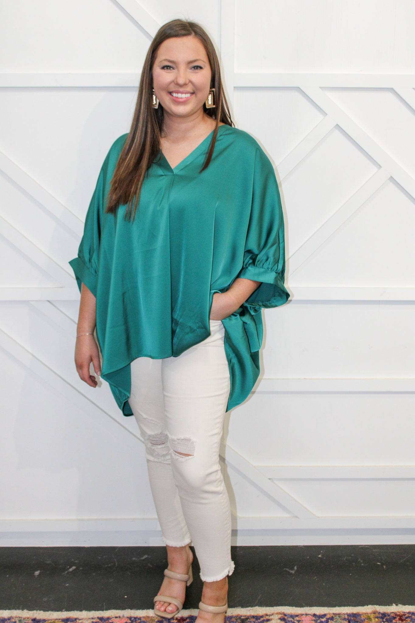 Lindi Satin Blouse