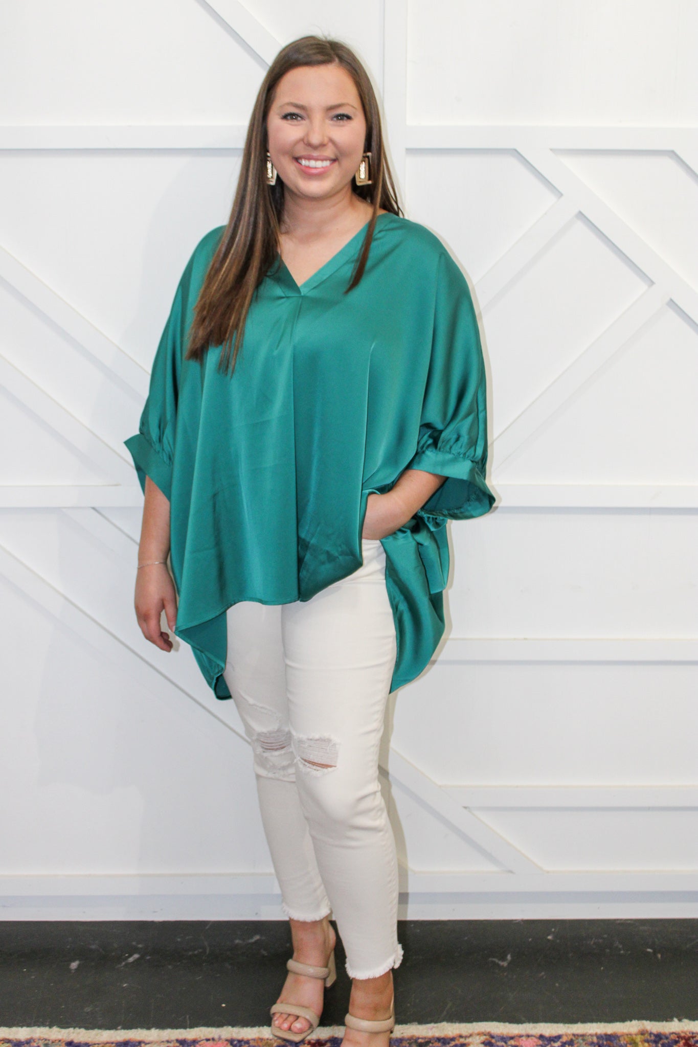 Lindi Satin Blouse