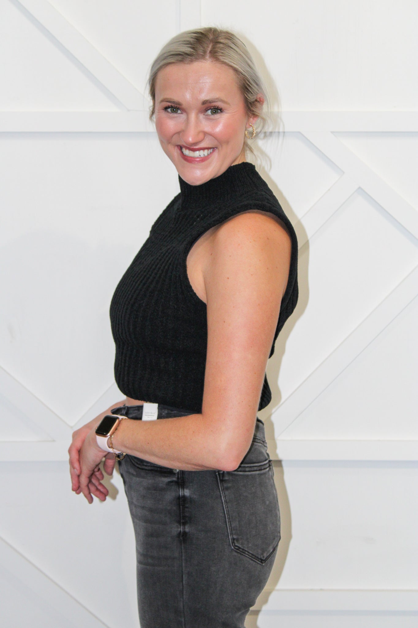 Mallory Mock Neck Top