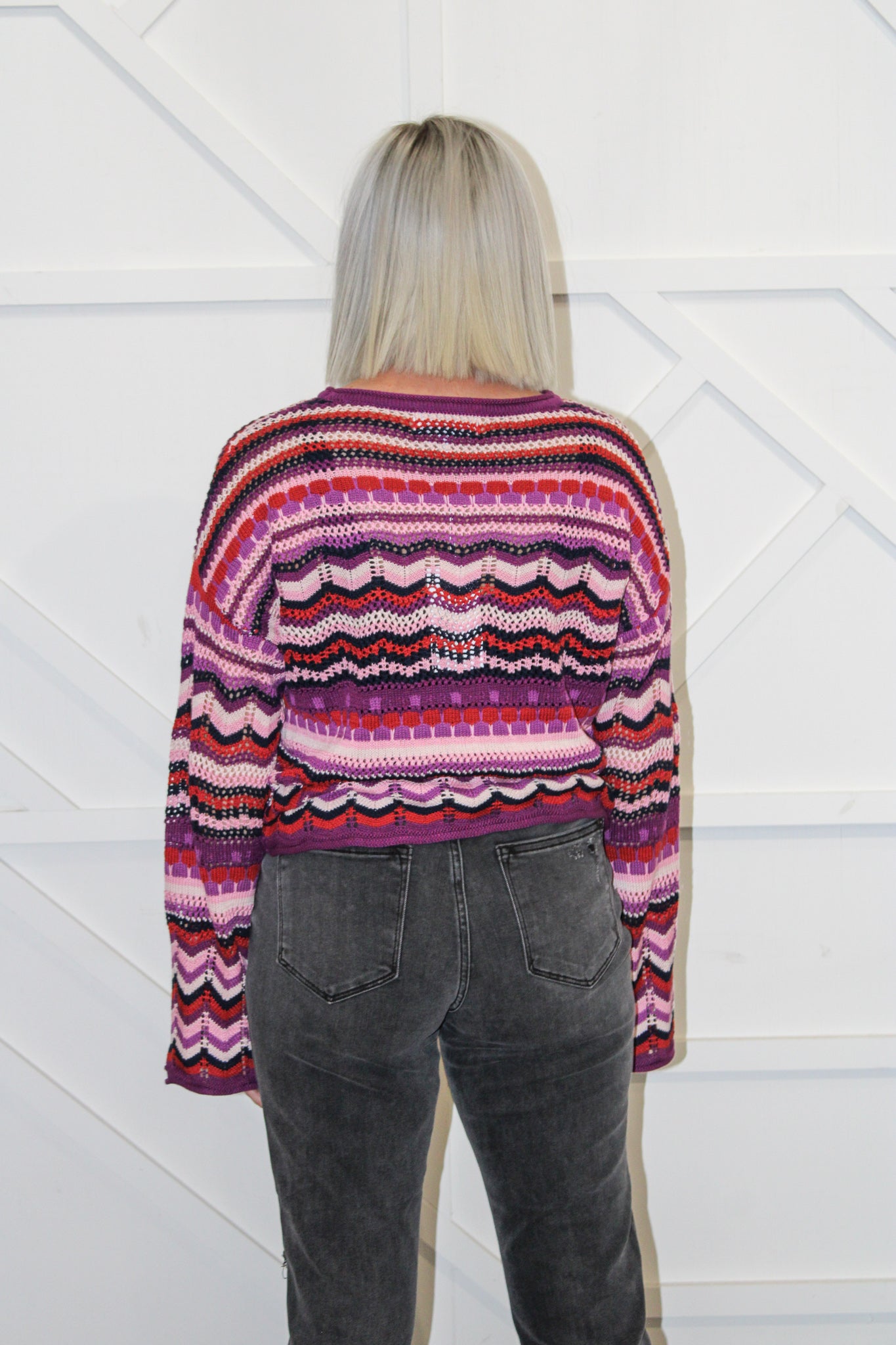 Multicolor Daisy Sweater