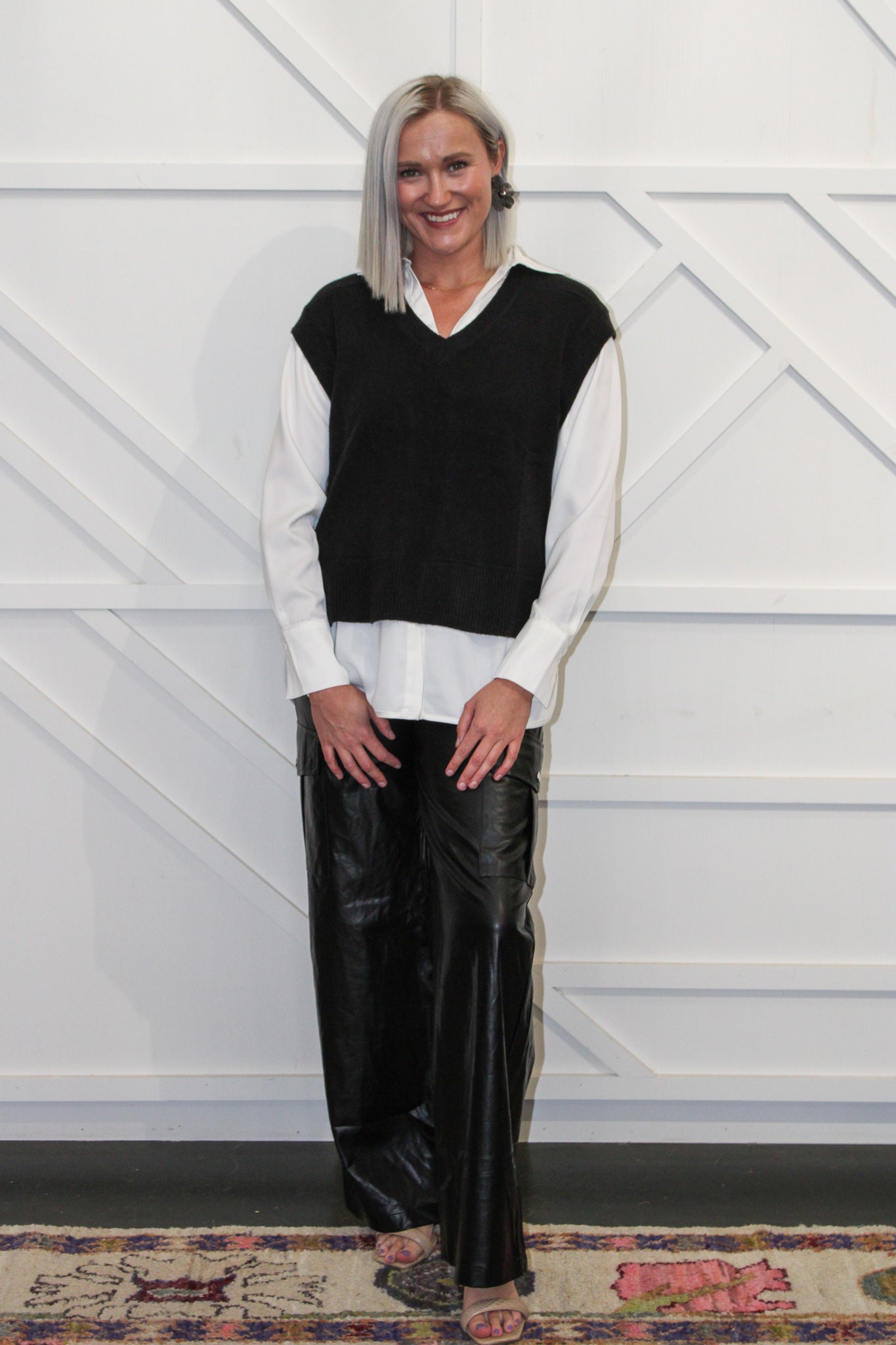 Sloan Sweater Vest Top