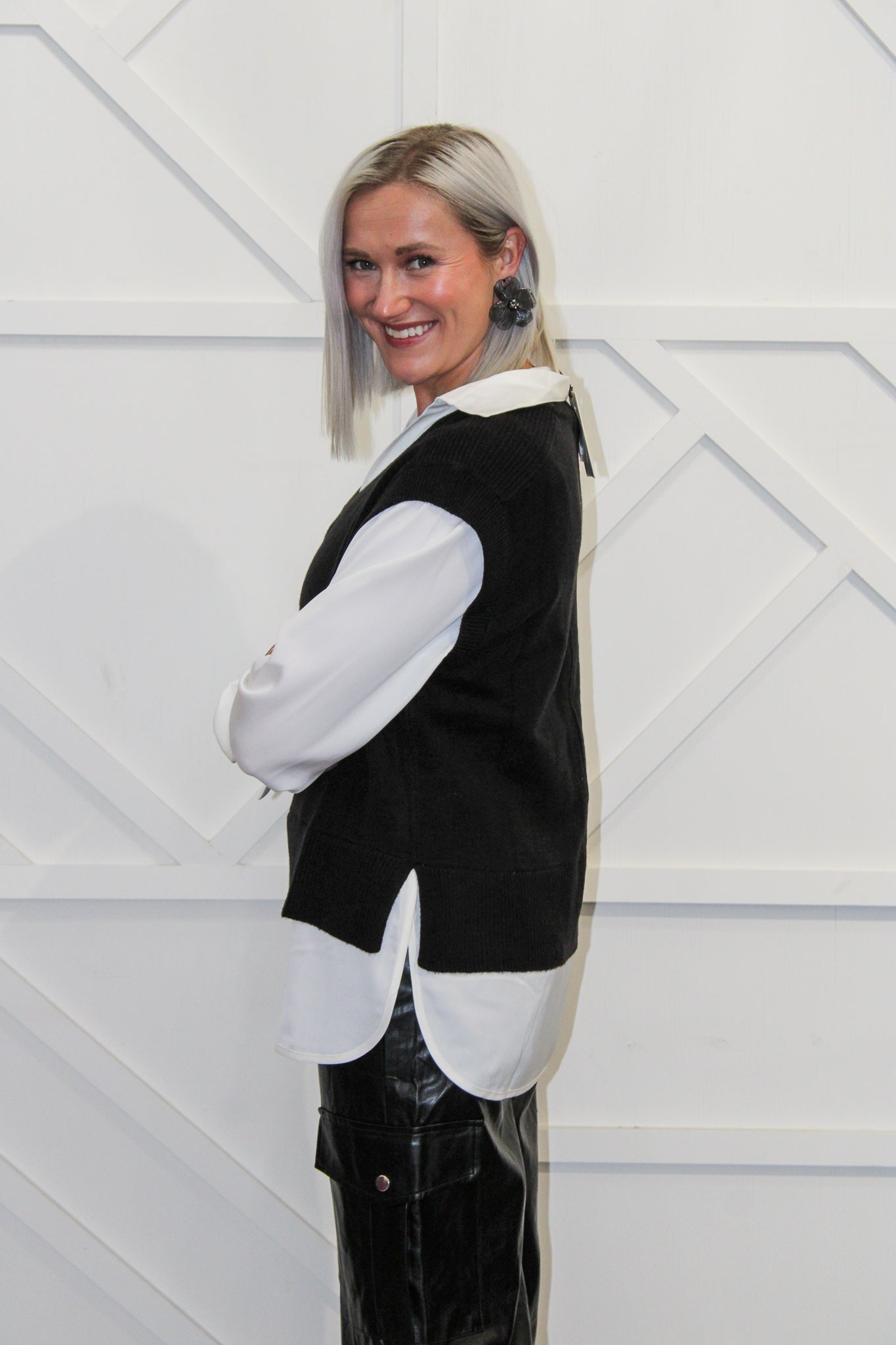 Sloan Sweater Vest Top