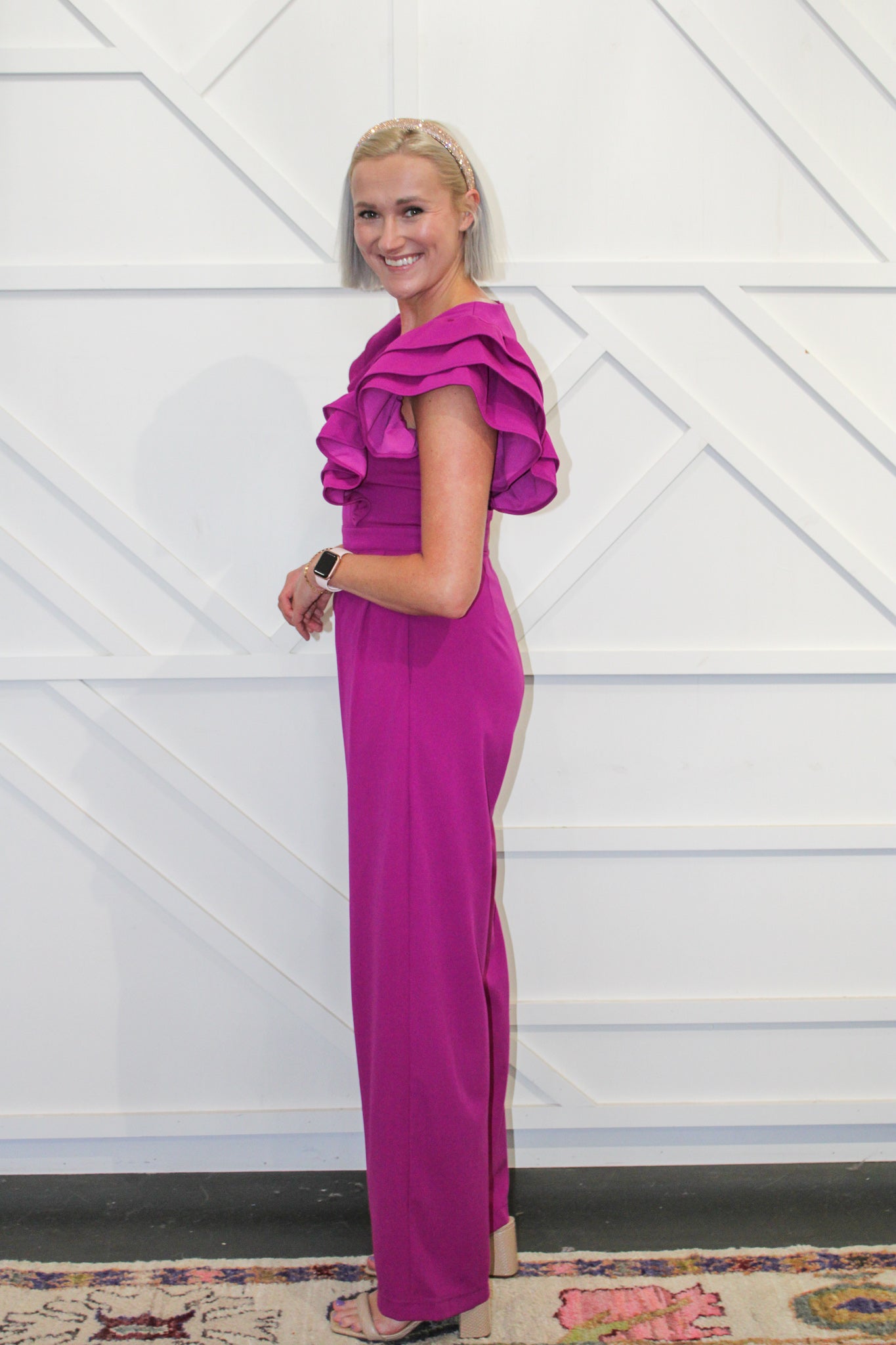Victoria Ruffle Jumpsuit