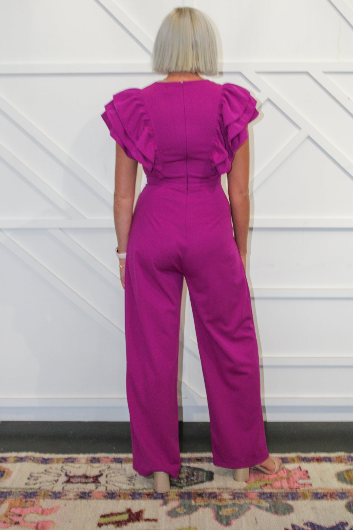 Victoria Ruffle Jumpsuit