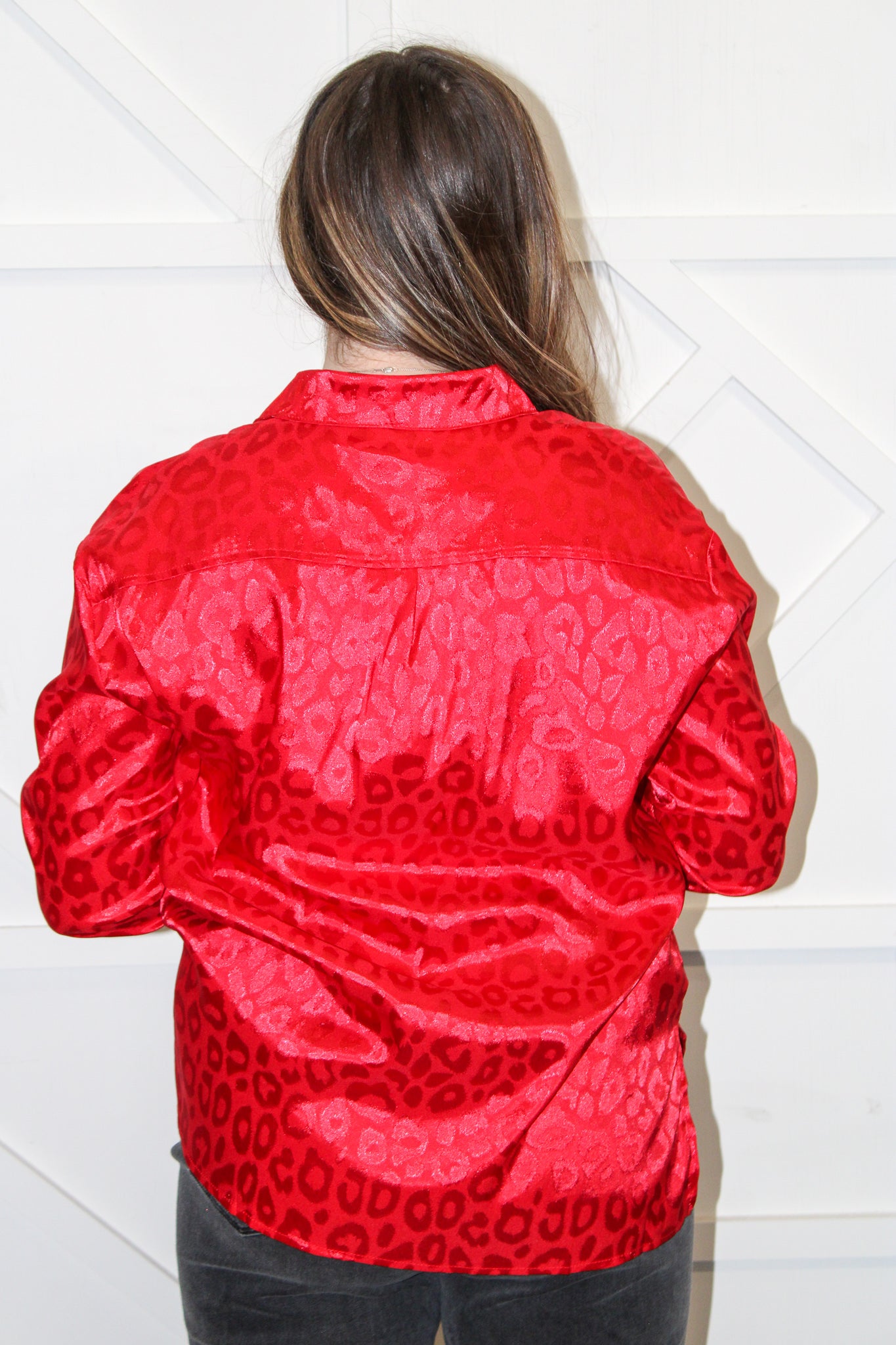 Evangelina Jacquard Top