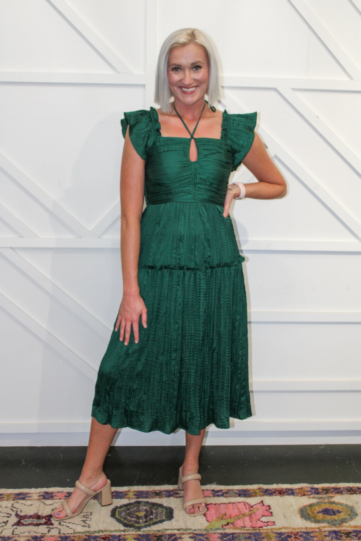 Amalia Satin Dress