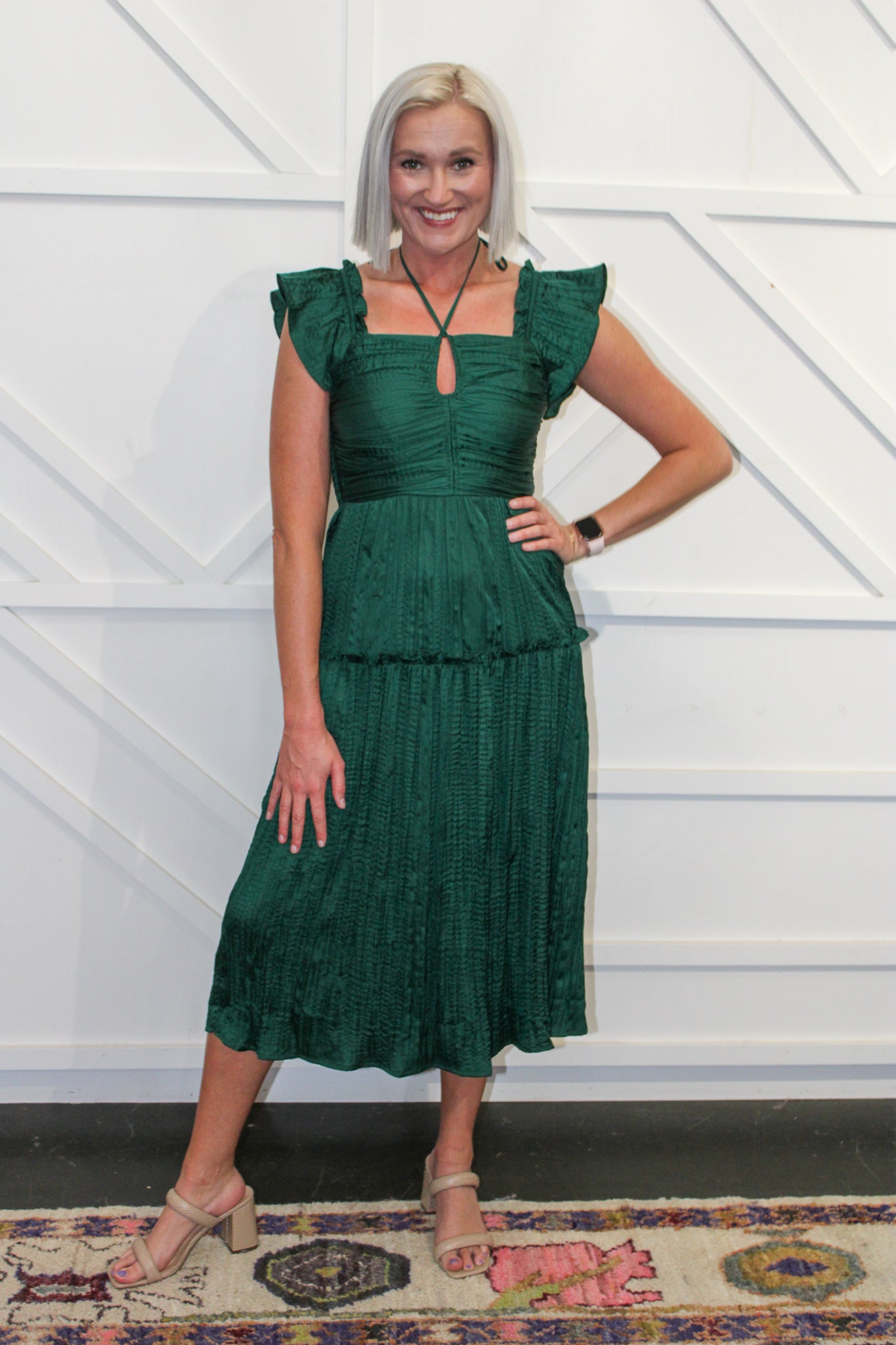 Amalia Satin Dress