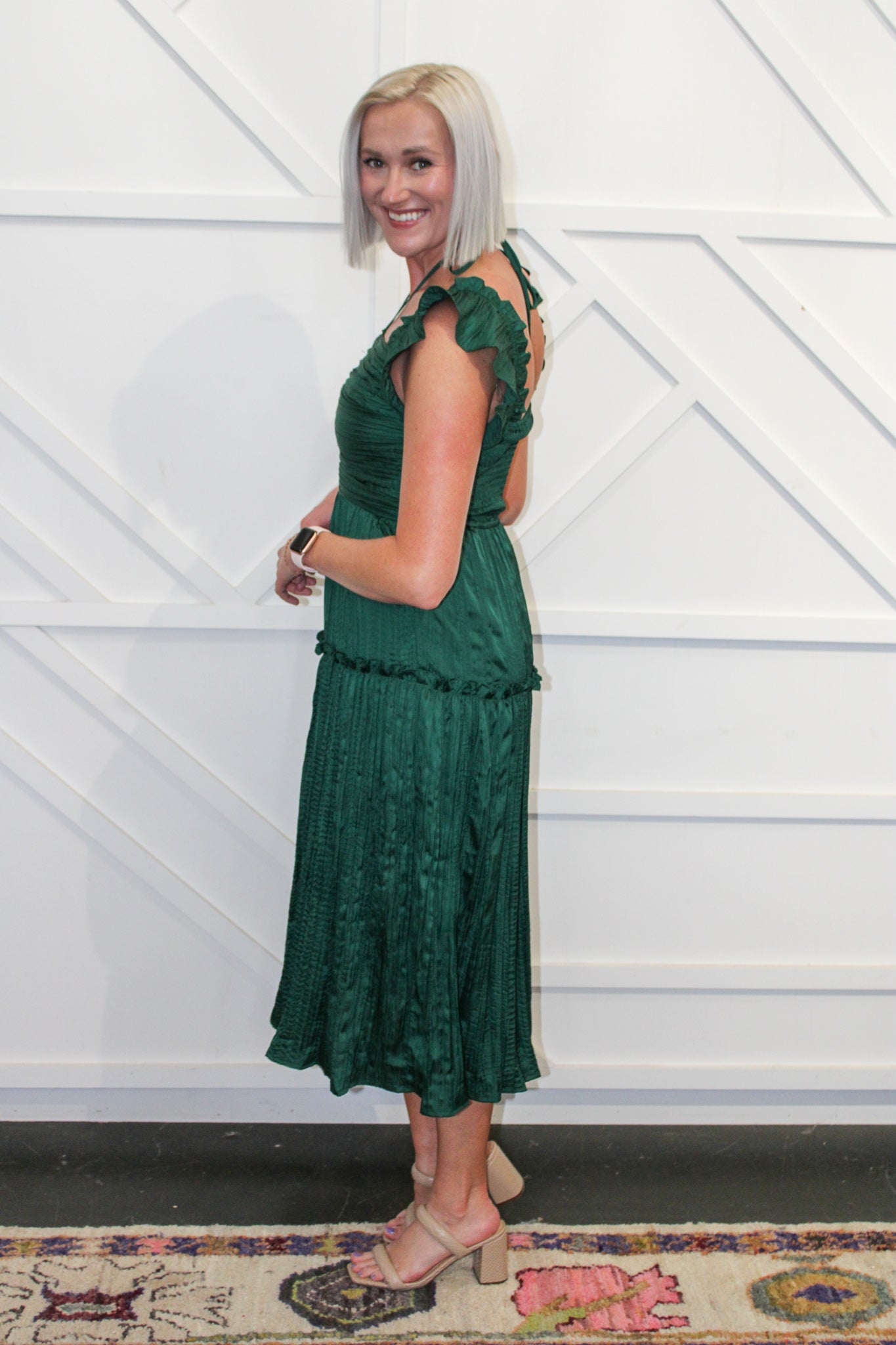 Amalia Satin Dress