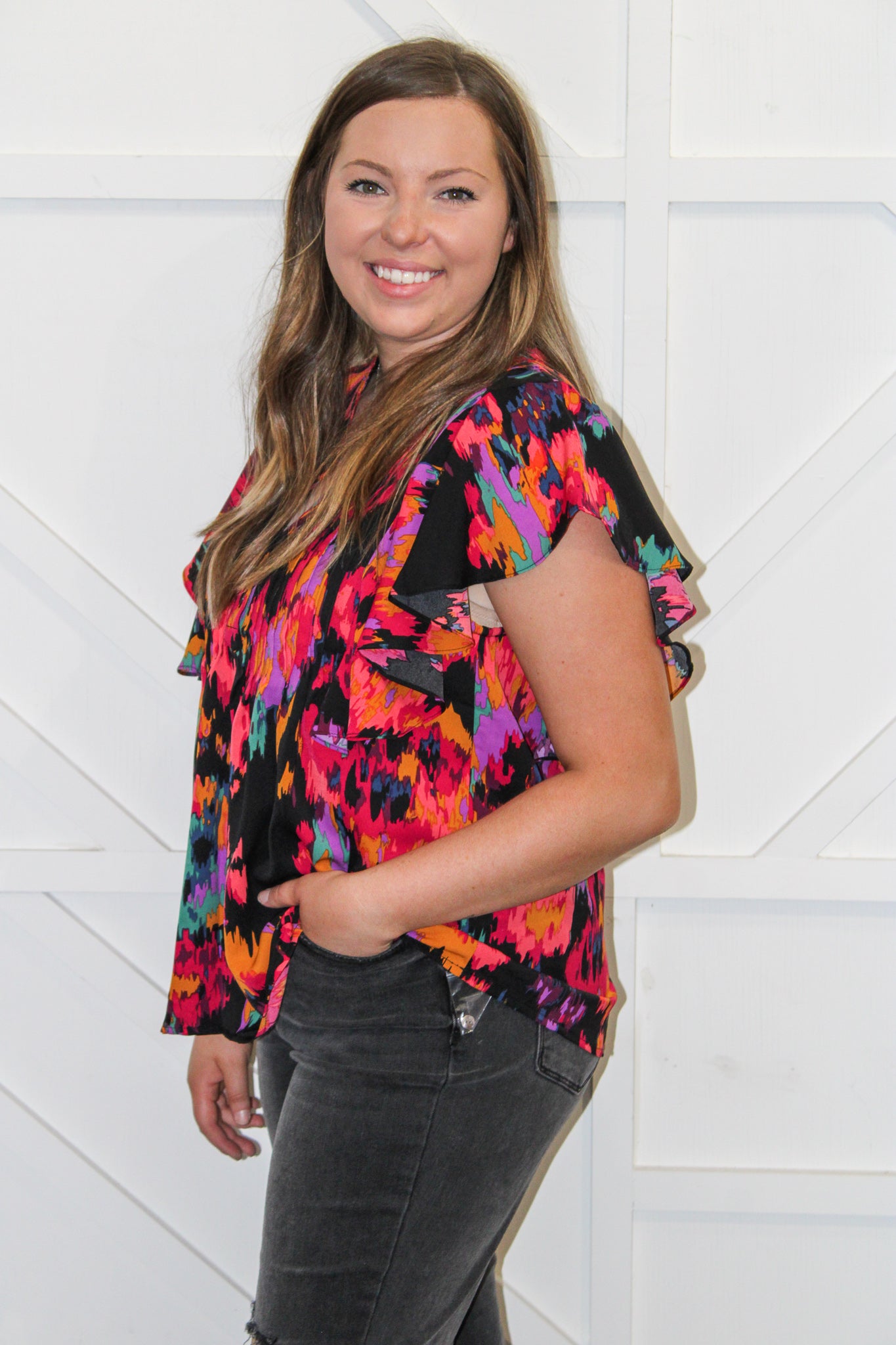 Sara Printed Top