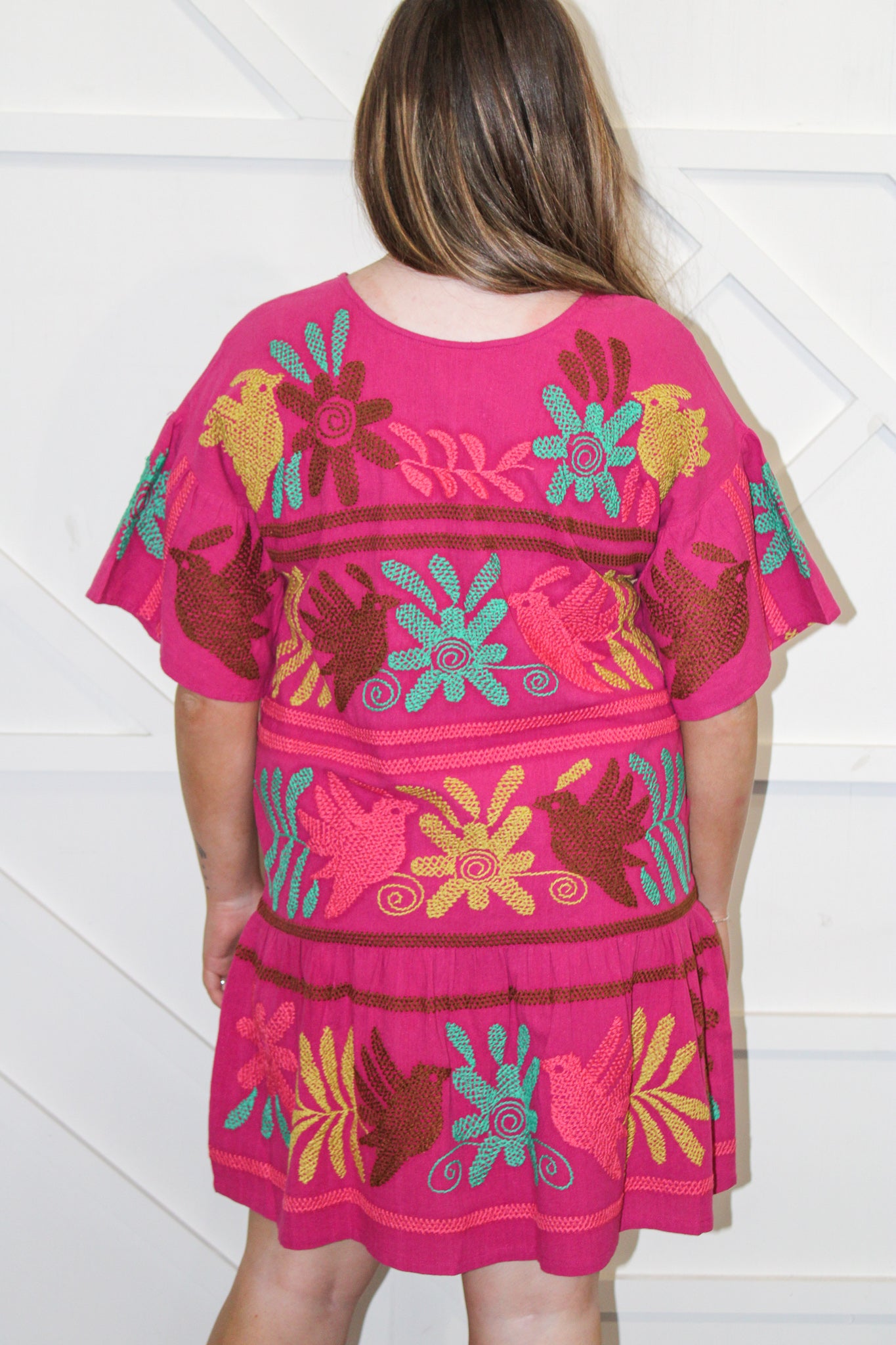 LoraLee Embroidered Dress