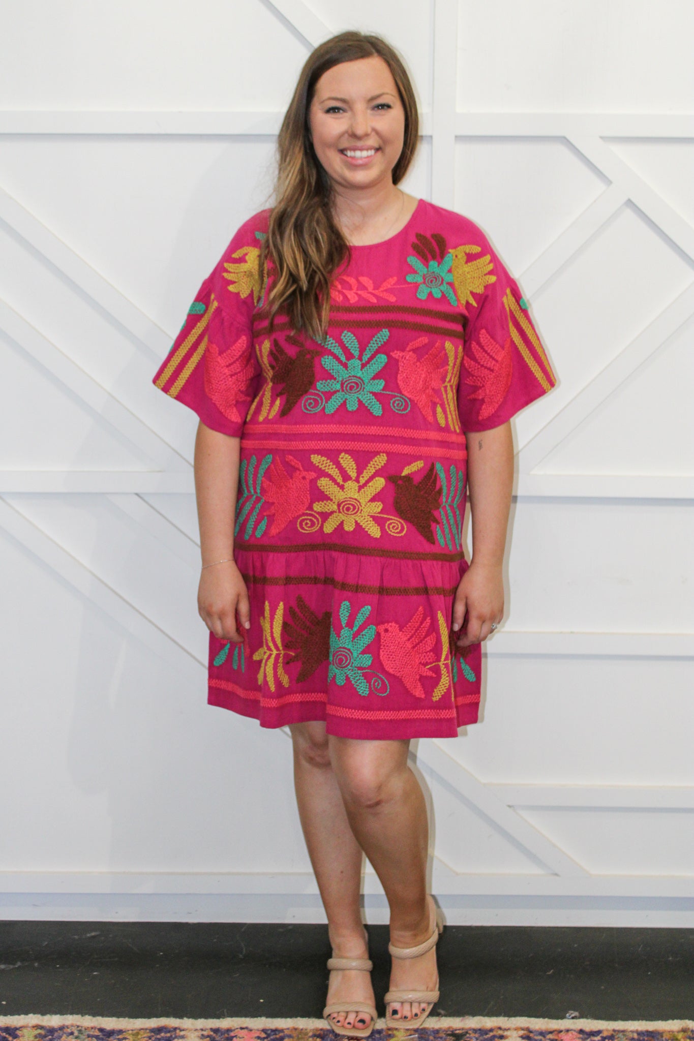 LoraLee Embroidered Dress