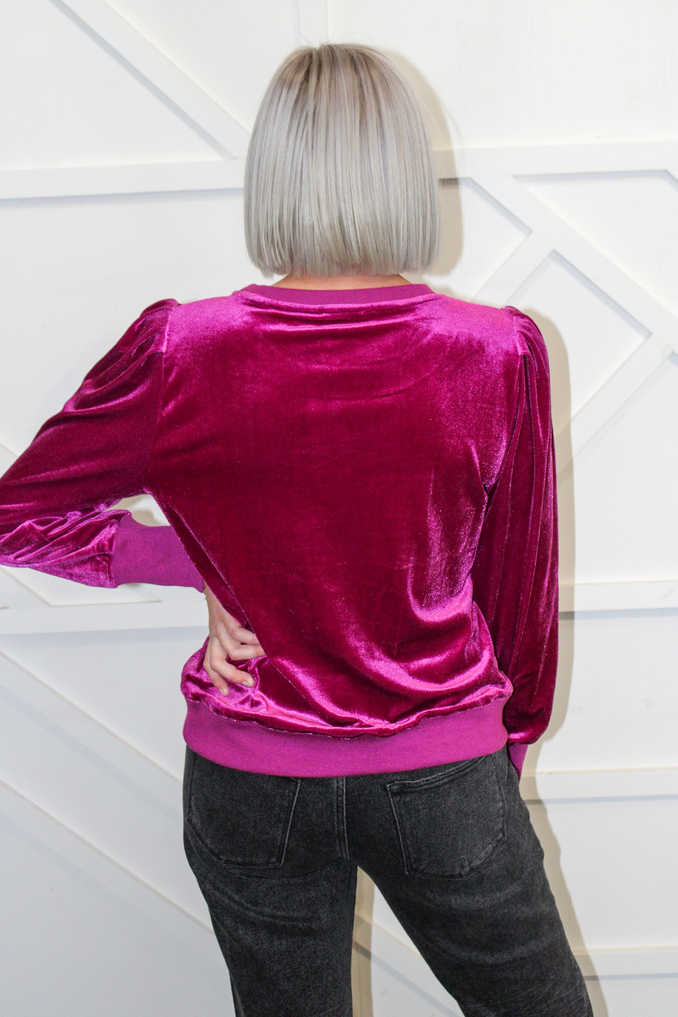 Belle Velvet Sweatshirt