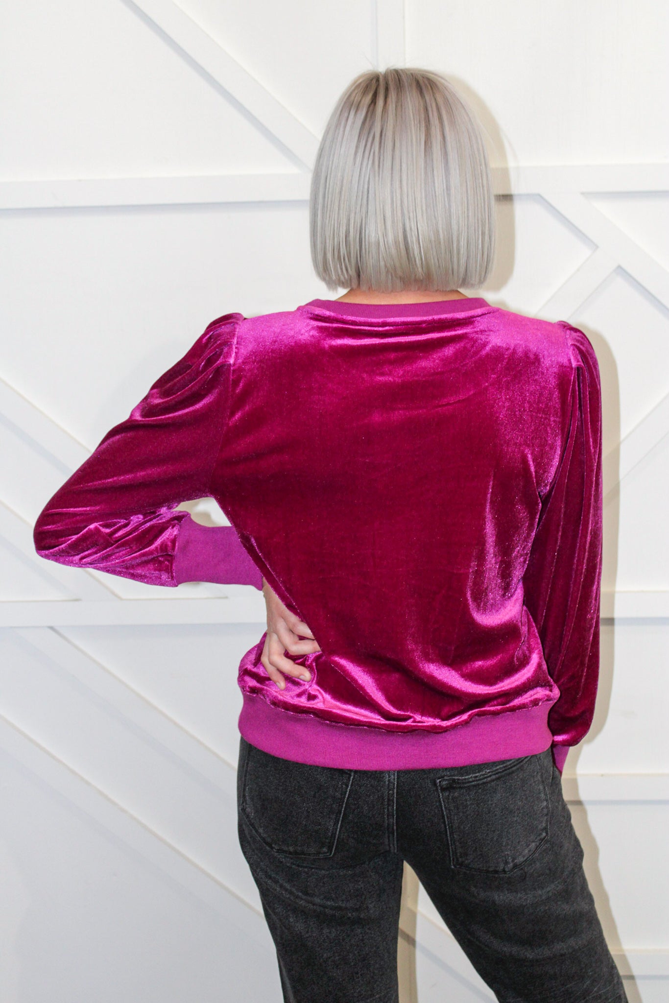 Belle Velvet Sweatshirt