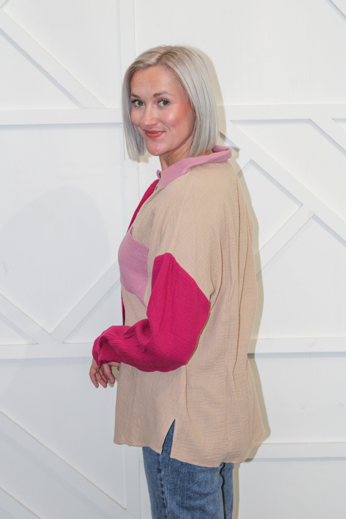 Hannah Colorblock Top