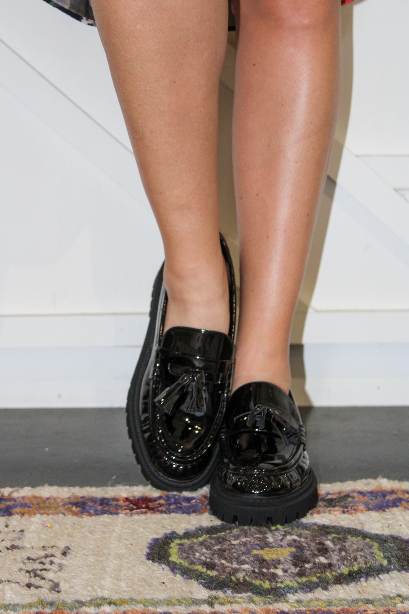 Taylor Black Patent Loafer