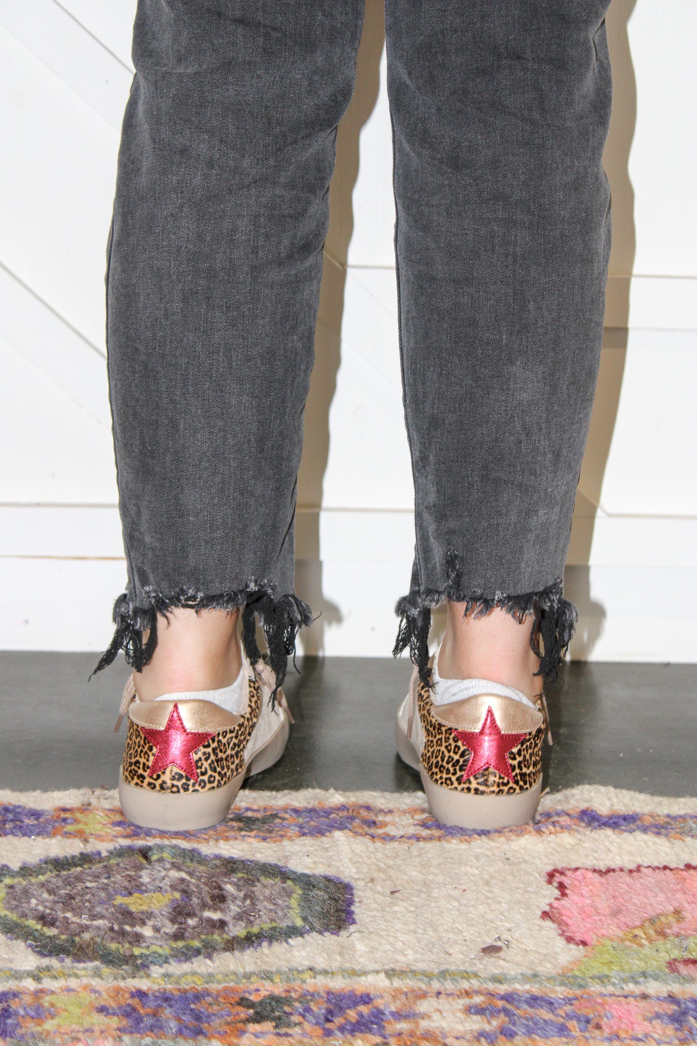 Paisley Leopard Sneakers