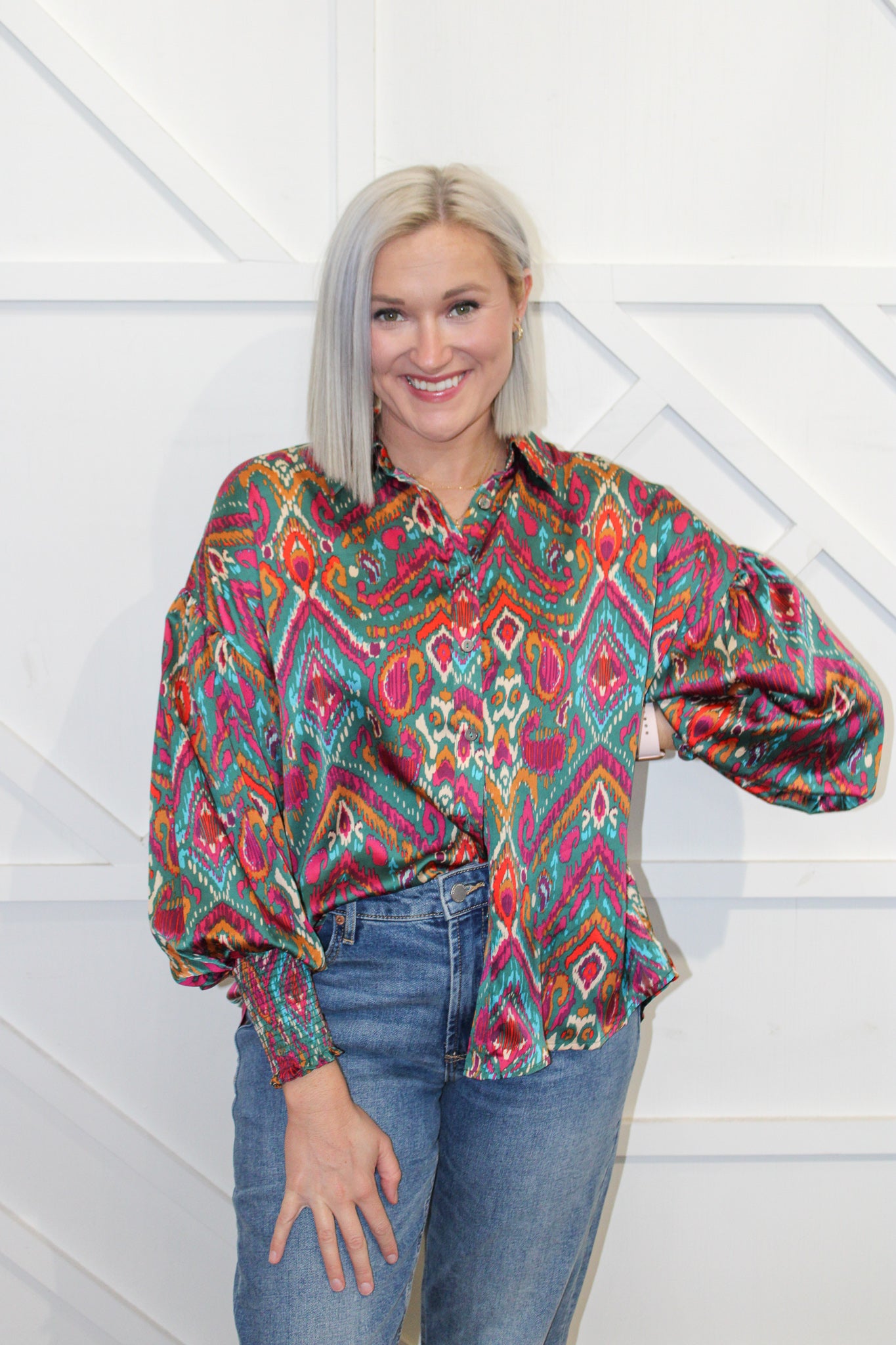 Mal Printed Blouse