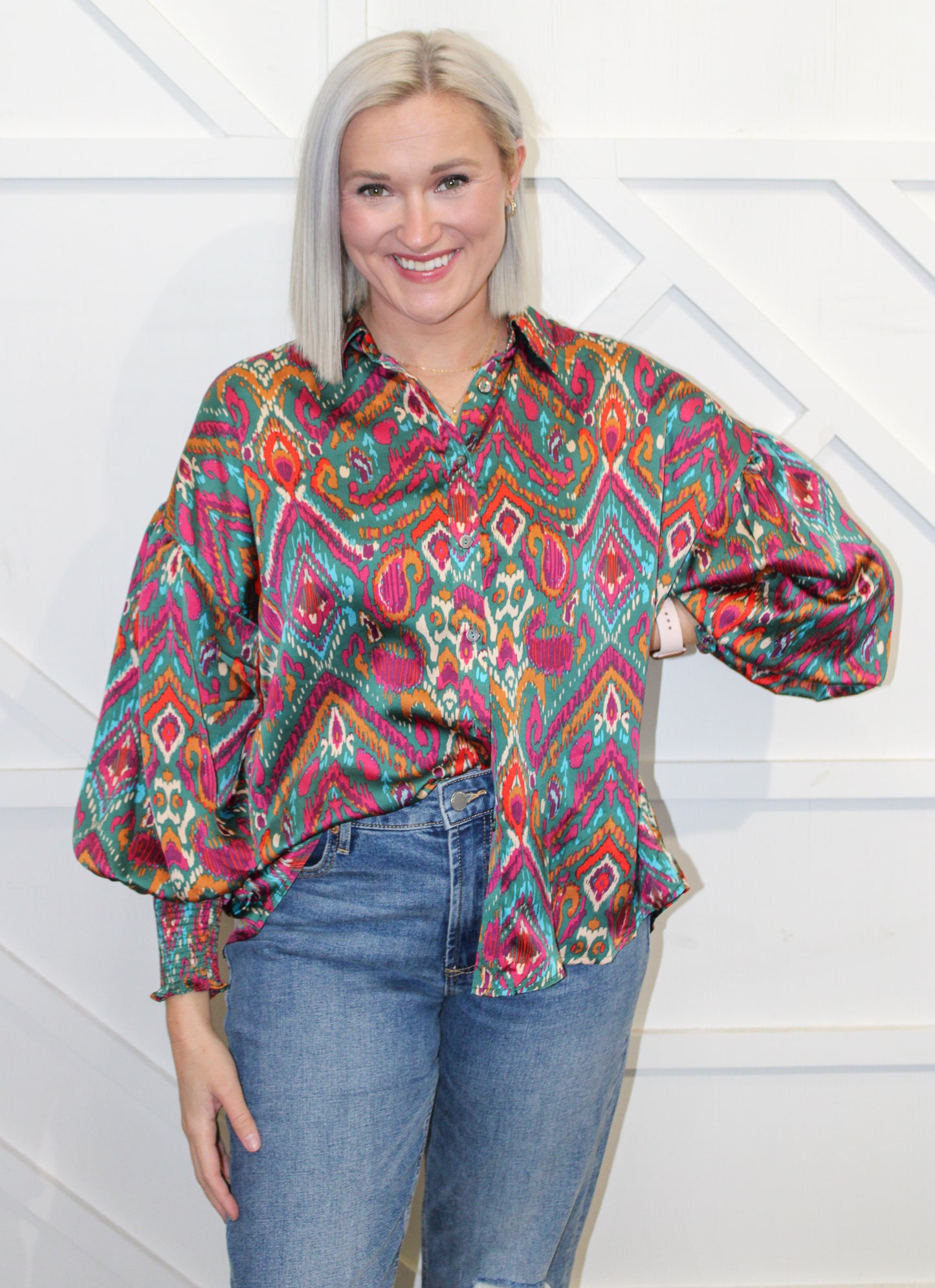 Mal Printed Blouse